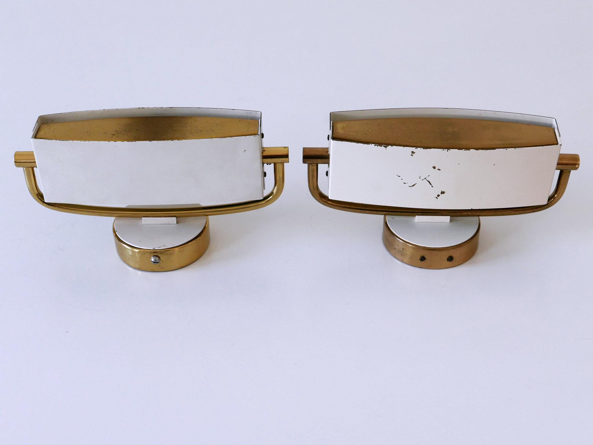 Set of Two Mid Century Wall Lights or Sconces by Paul Neuhaus Germany 1950s en venta 6