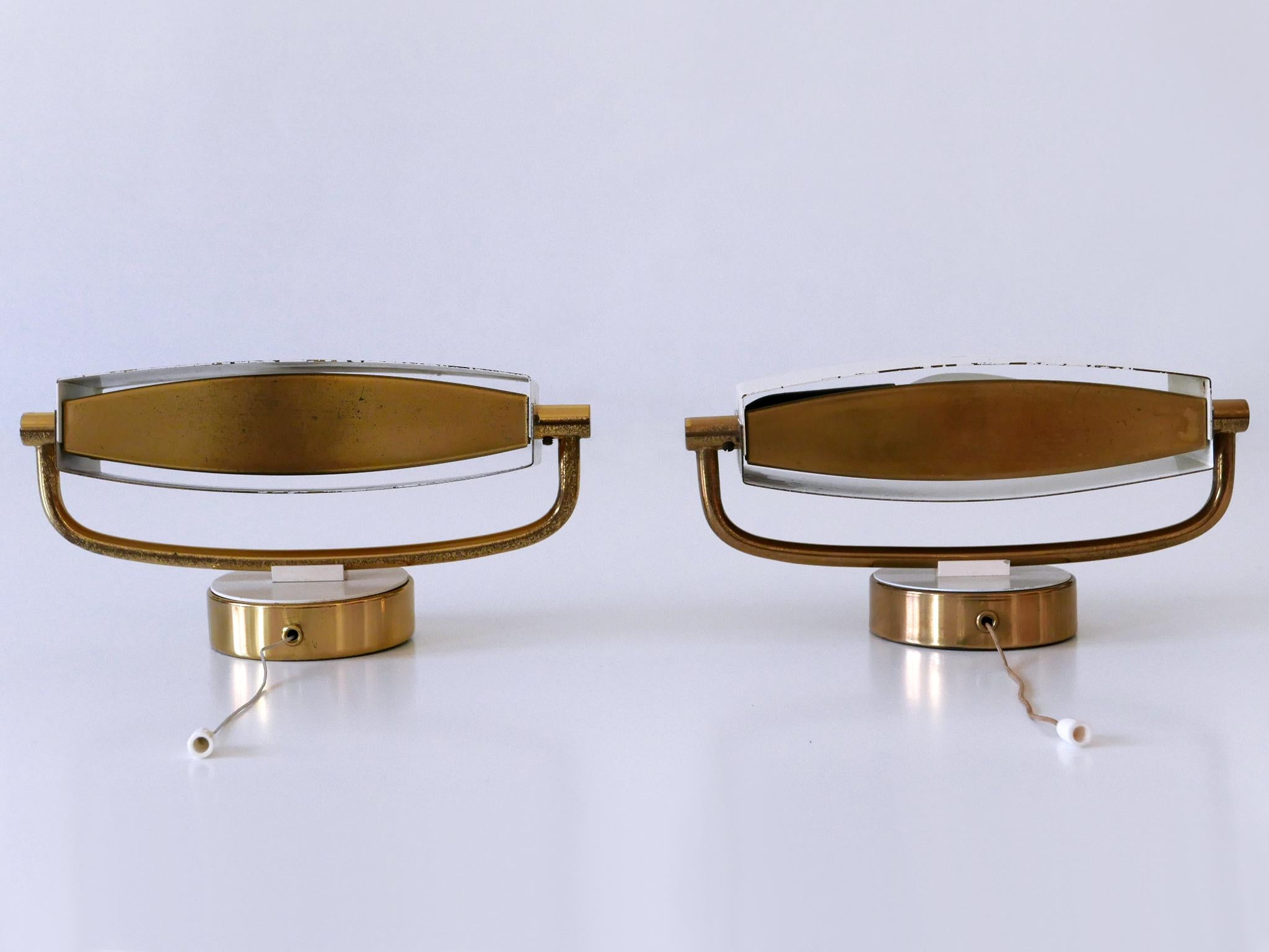 Set of Two Mid Century Wall Lights or Sconces by Paul Neuhaus Germany 1950s en venta 7