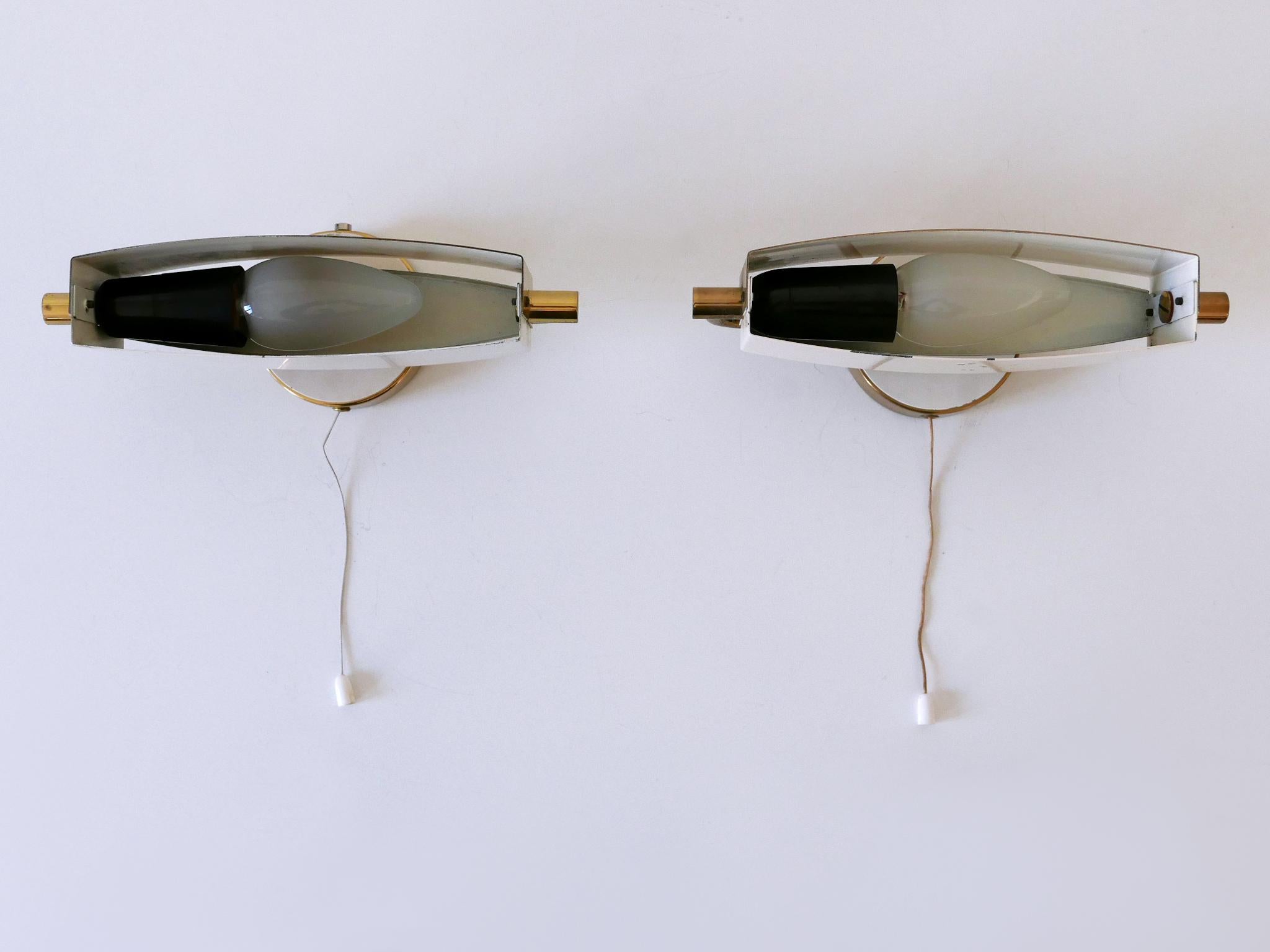 Set of Two Mid Century Wall Lights or Sconces by Paul Neuhaus Germany 1950s en venta 10