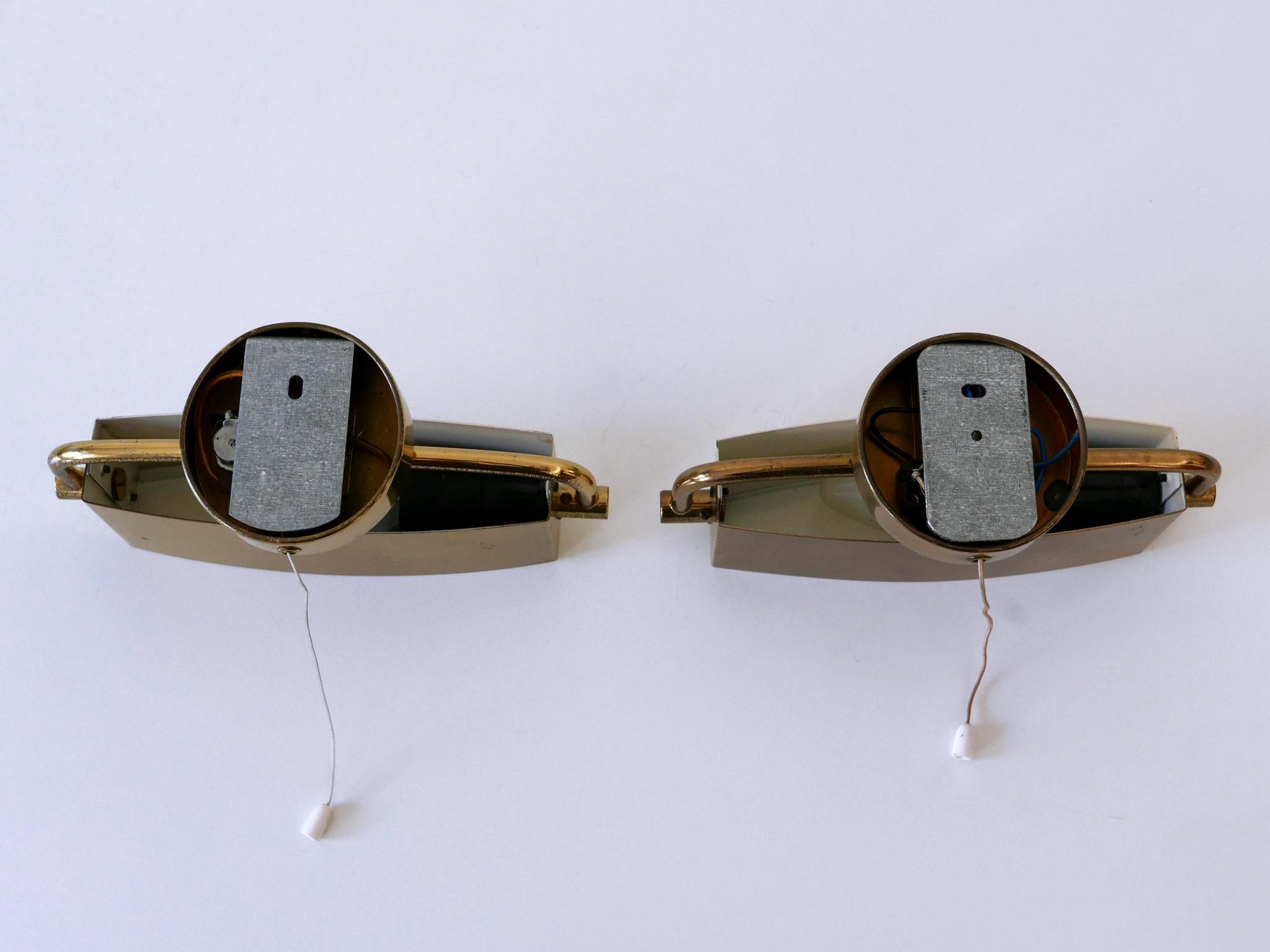 Set of Two Mid Century Wall Lights or Sconces by Paul Neuhaus Germany 1950s en venta 11