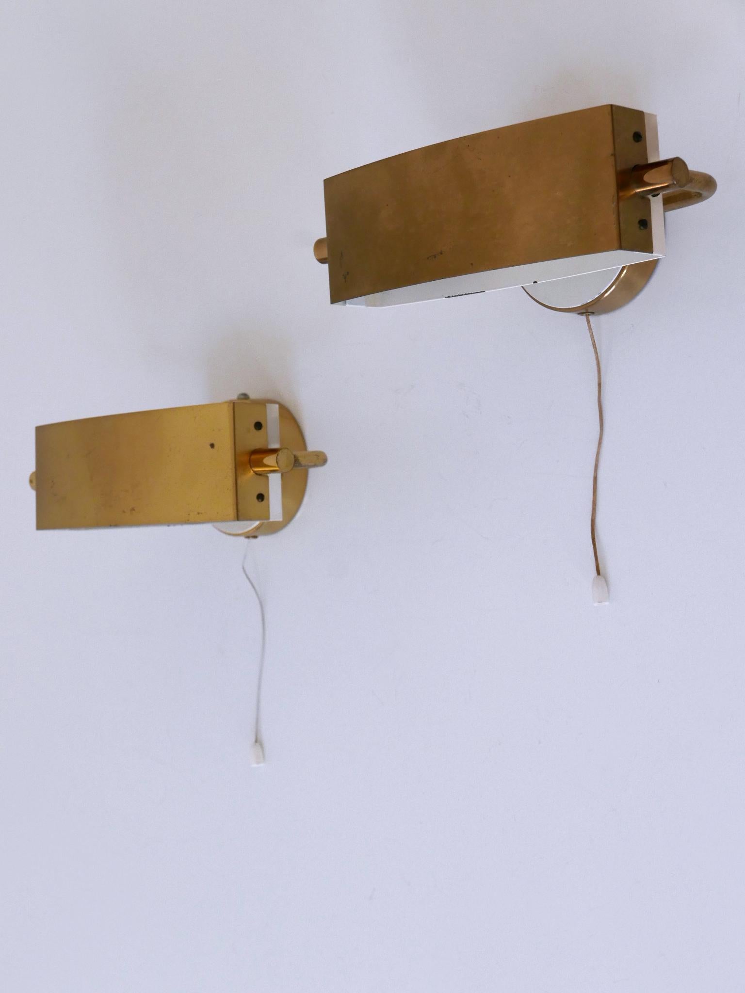 Set of Two Mid Century Wall Lights or Sconces by Paul Neuhaus Germany 1950s en Bueno estado para la venta en Munich, DE