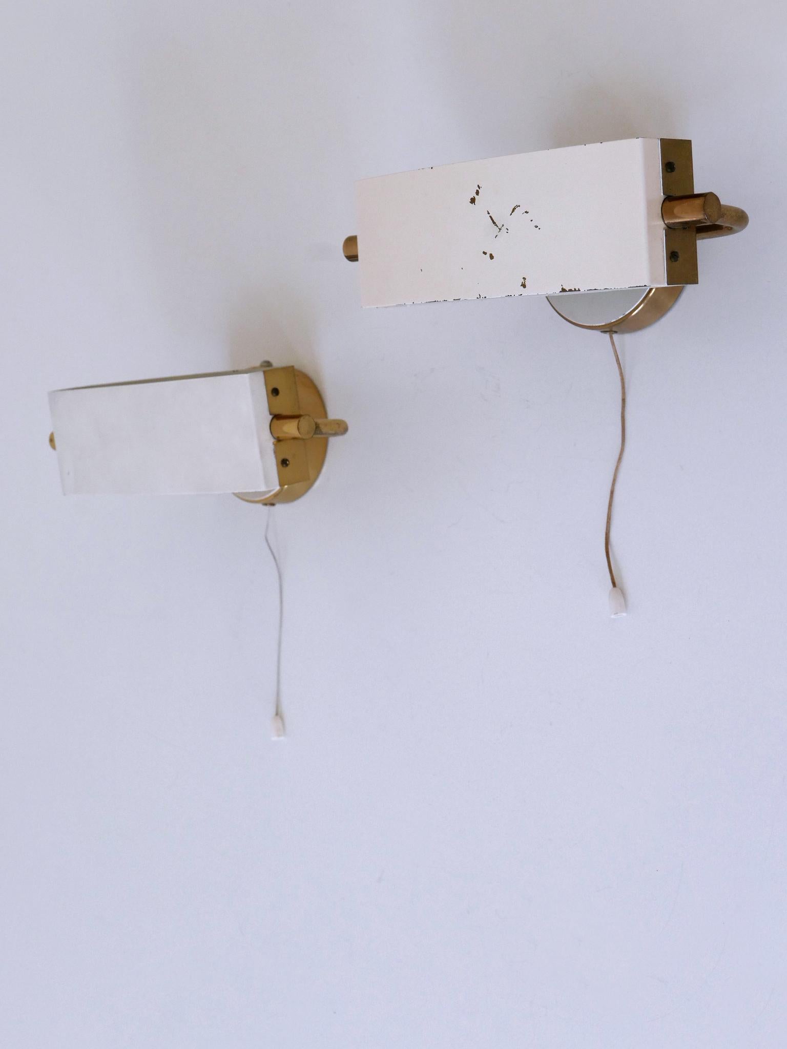 Set of Two Mid Century Wall Lights or Sconces by Paul Neuhaus Germany 1950s en venta 1