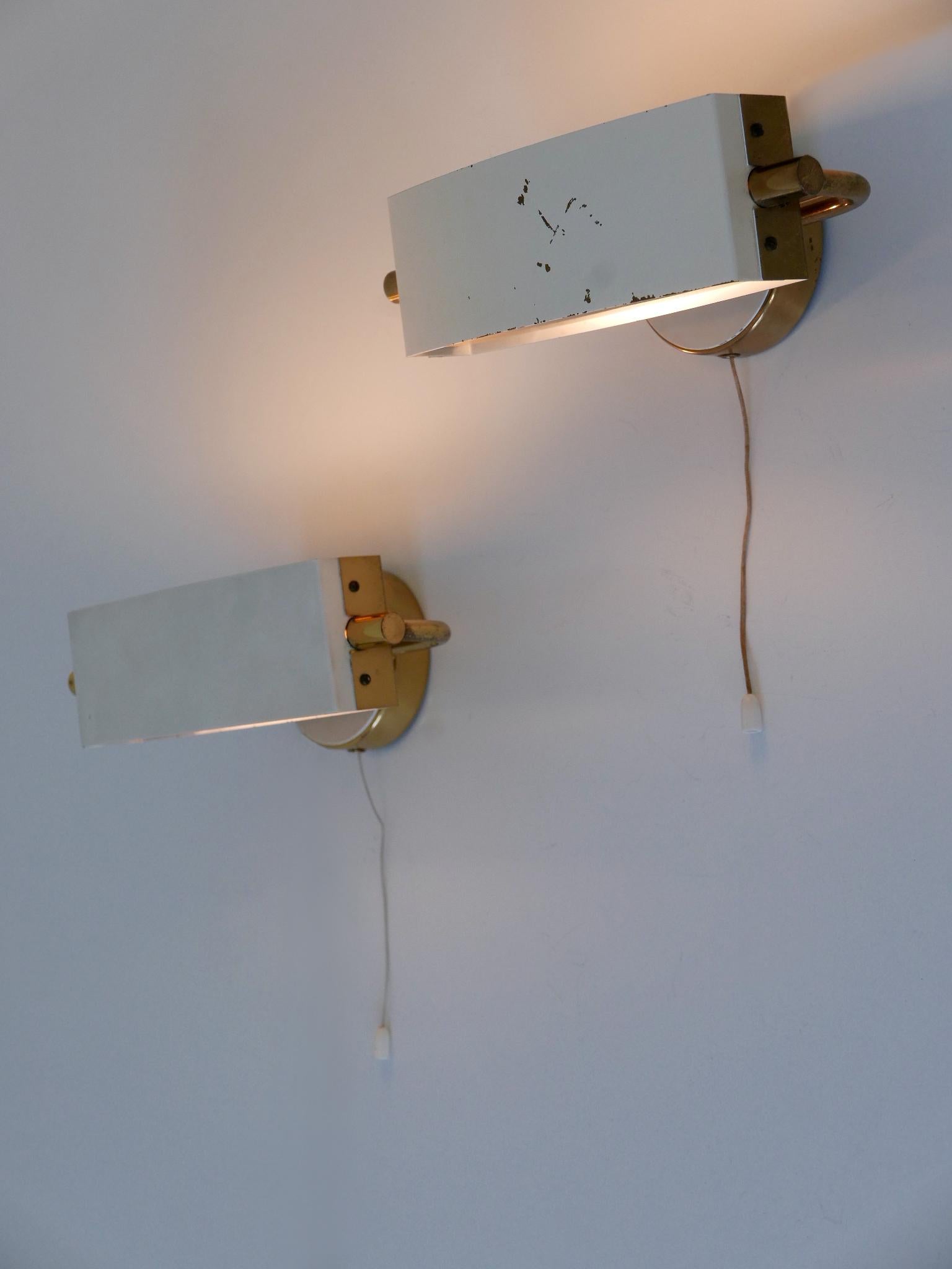 Set of Two Mid Century Wall Lights or Sconces by Paul Neuhaus Germany 1950s en venta 2