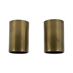 Set of Two Elegant Mid-Century Modern Flush Mounts or Spot Lights Germany 1960s