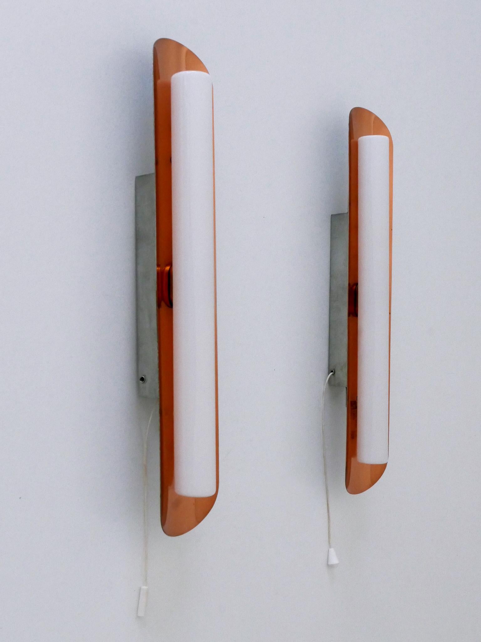 Zwei elegante Wandleuchter der Jahrhundertmitte von Bünte & Remmler Deutschland 1960er Jahre im Angebot 4