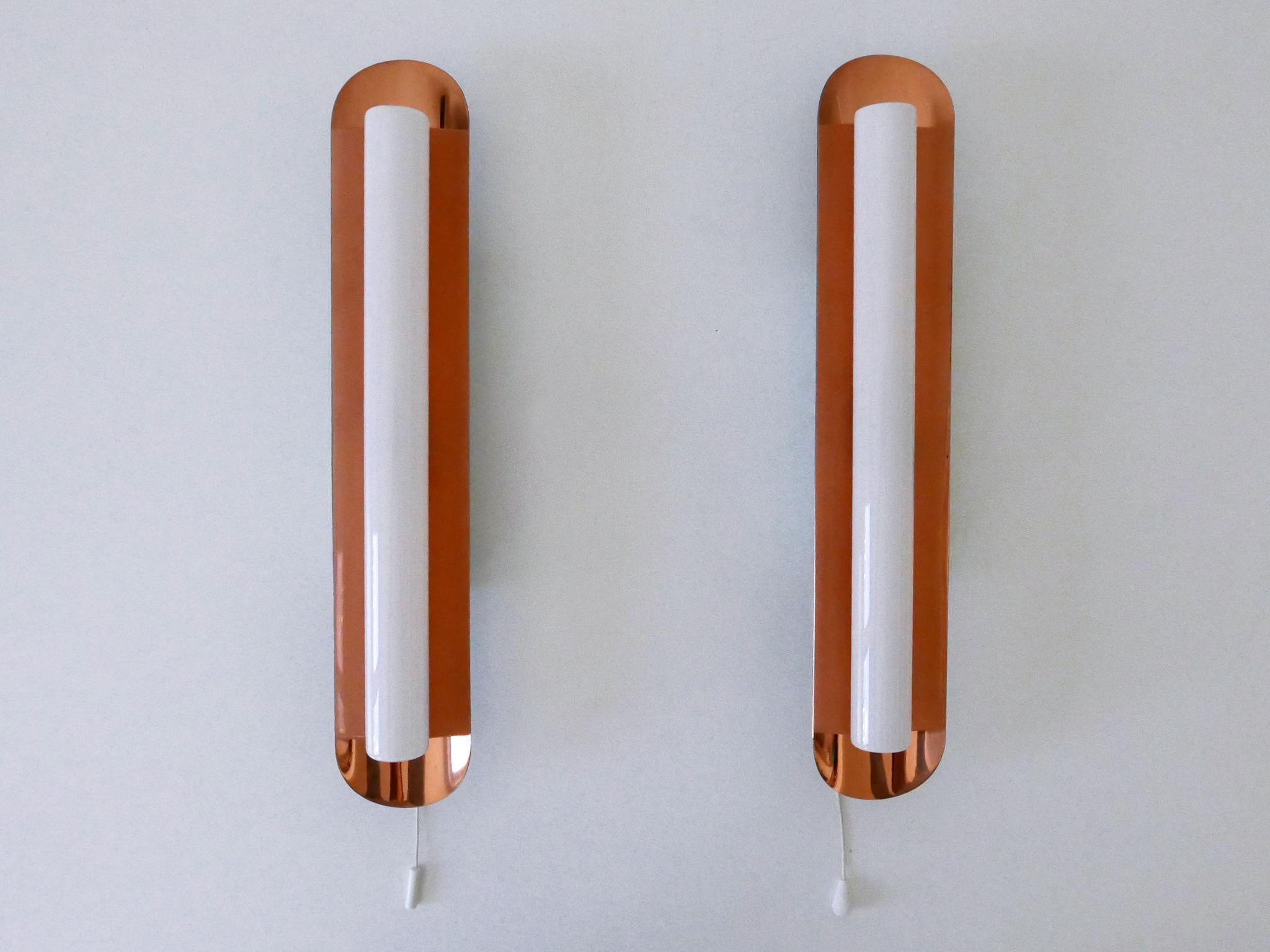 Zwei elegante Wandleuchter der Jahrhundertmitte von Bünte & Remmler Deutschland 1960er Jahre im Angebot 6