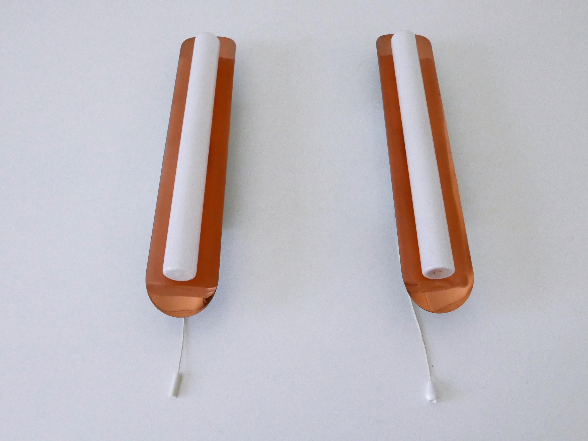 Zwei elegante Wandleuchter der Jahrhundertmitte von Bünte & Remmler Deutschland 1960er Jahre im Angebot 8