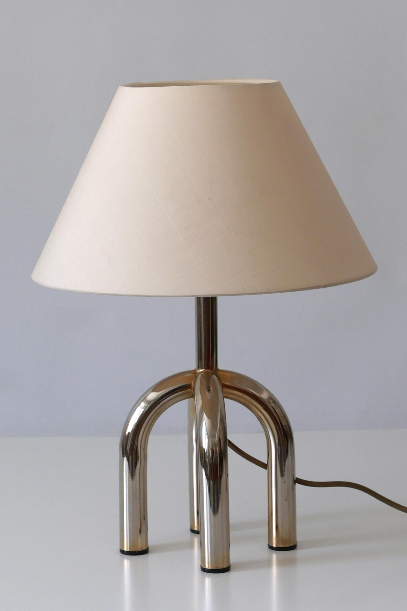 Set of Two Elegant Mid-Century Modern Table Lamps, 1970s, Germany 4