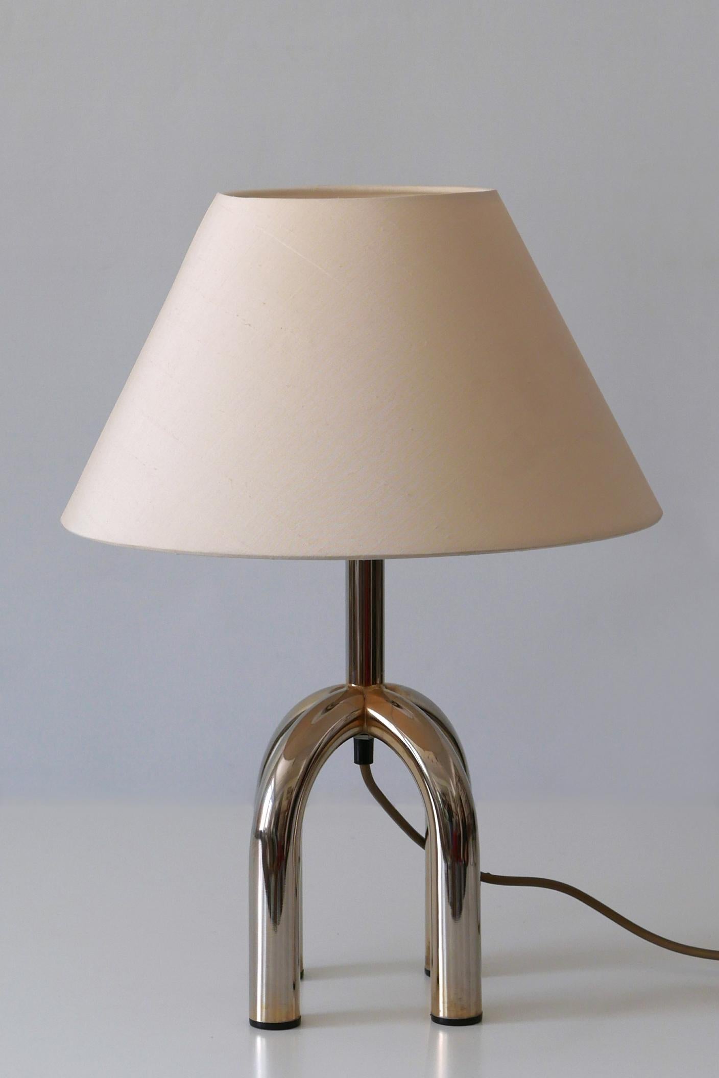 Set of Two Elegant Mid-Century Modern Table Lamps, 1970s, Germany 5