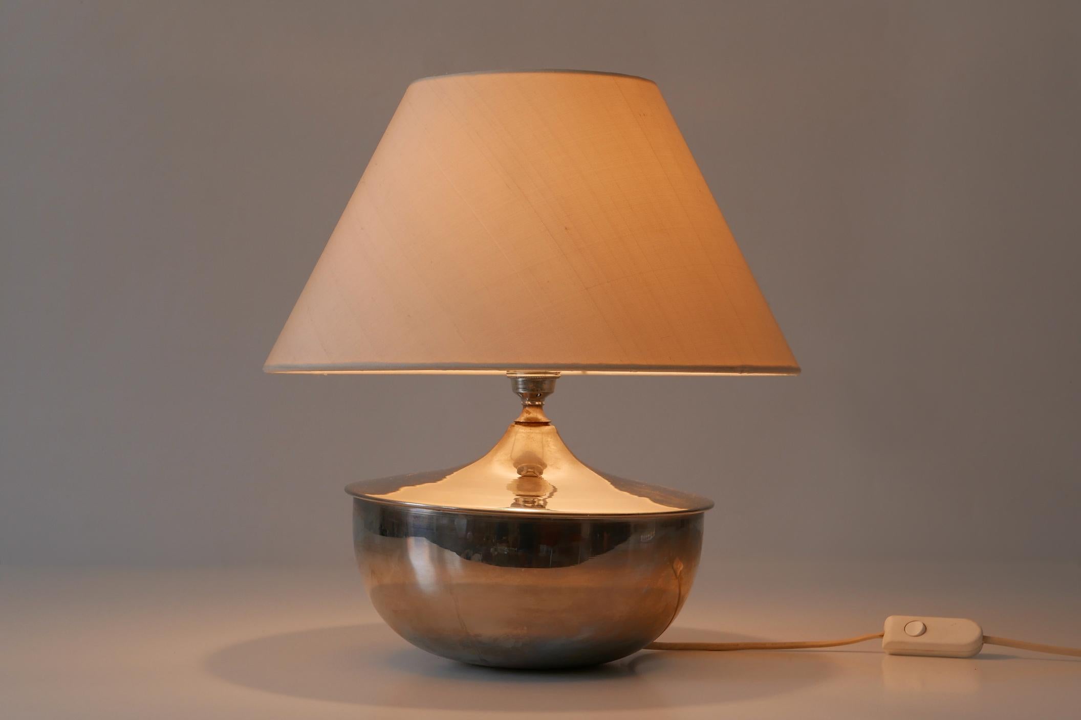 Set of Two Elegant Mid-Century Modern Table Lamps 1970s Germany 5