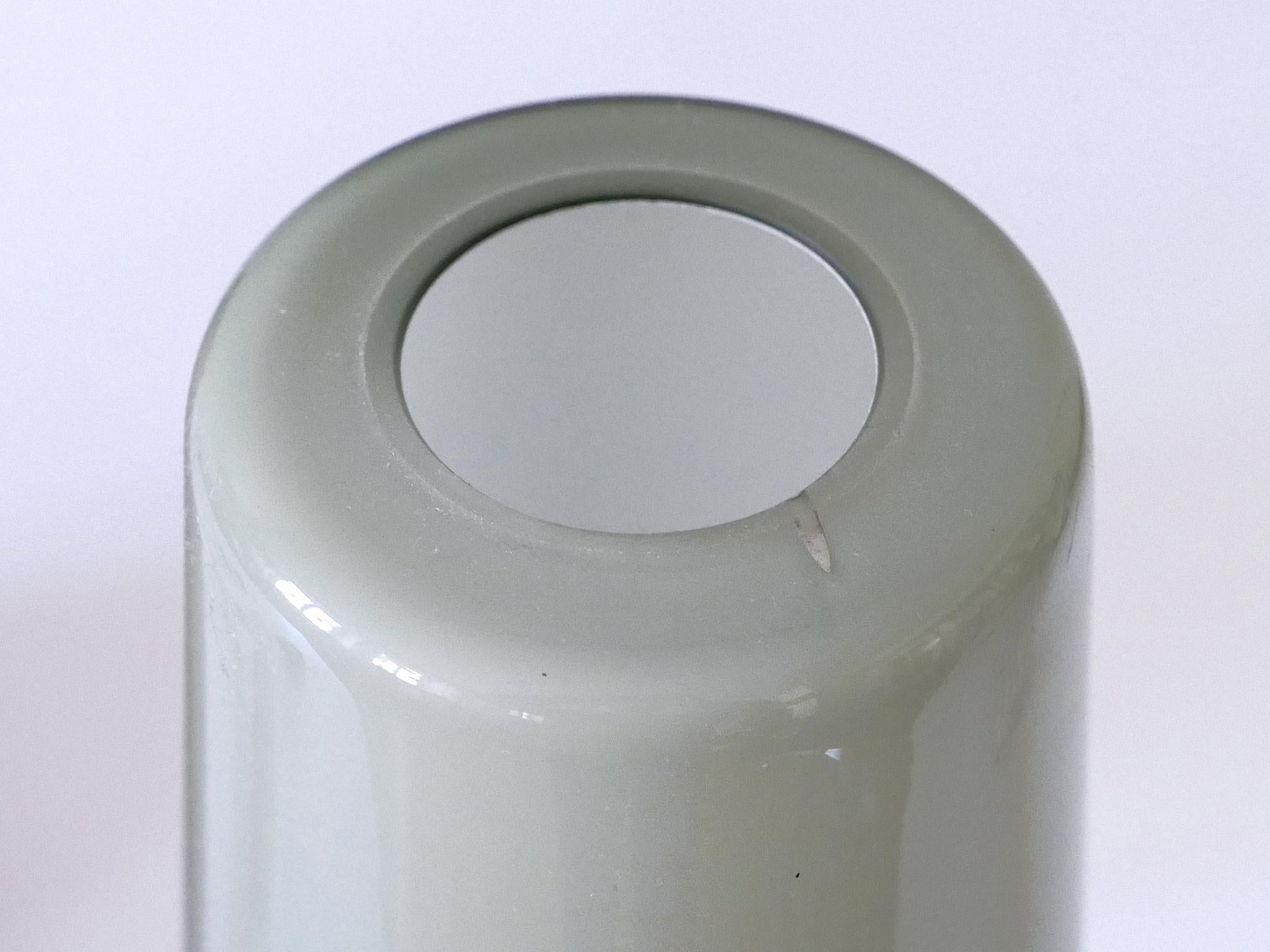 Set di due eleganti lampade a sospensione in vetro di Murano della metà del secolo scorso di Vistosi Italy 1950s in vendita 12