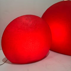 Set of Two Elliptical Table Lamps by Monica Lipkin for Elma Flototto, Belgium