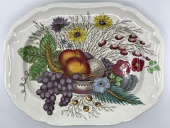 Set of Two English Small and Large Harvest Platters