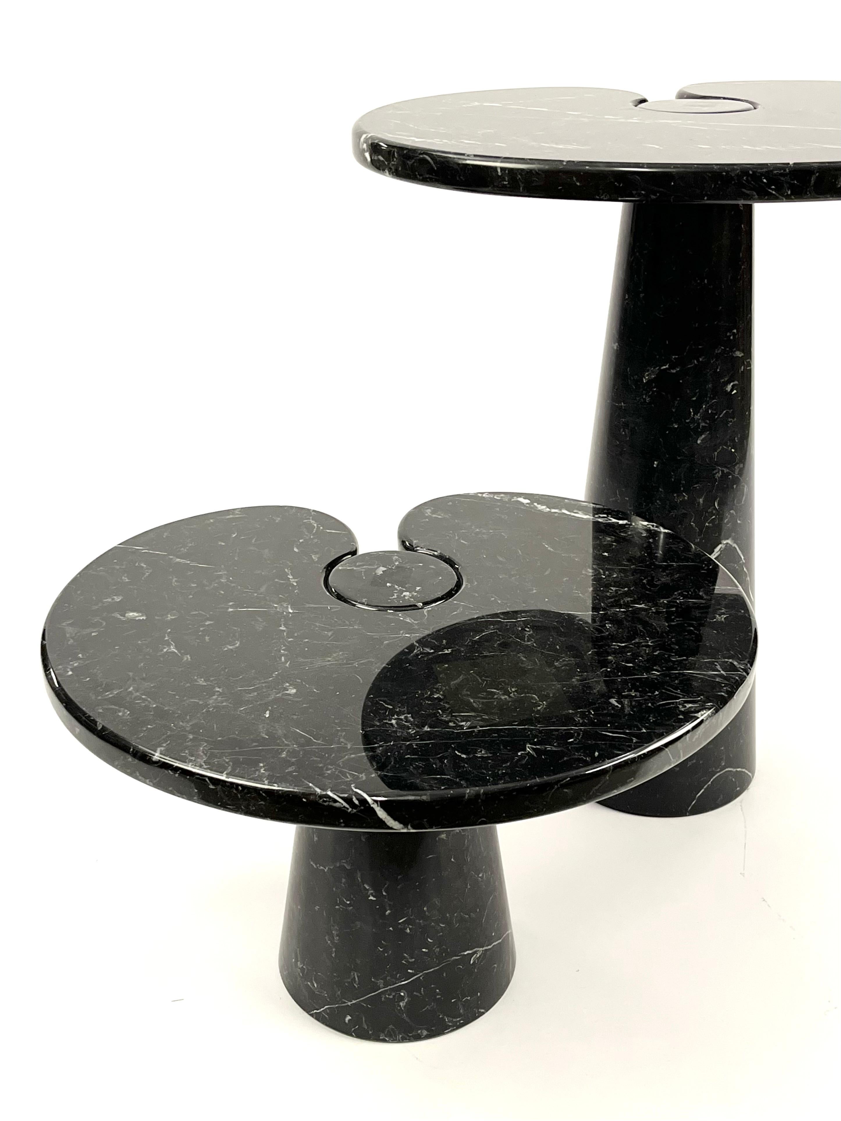 20th Century Set of Two Eros tables by Angelo Mangiarotti for Skipper 1970s For Sale