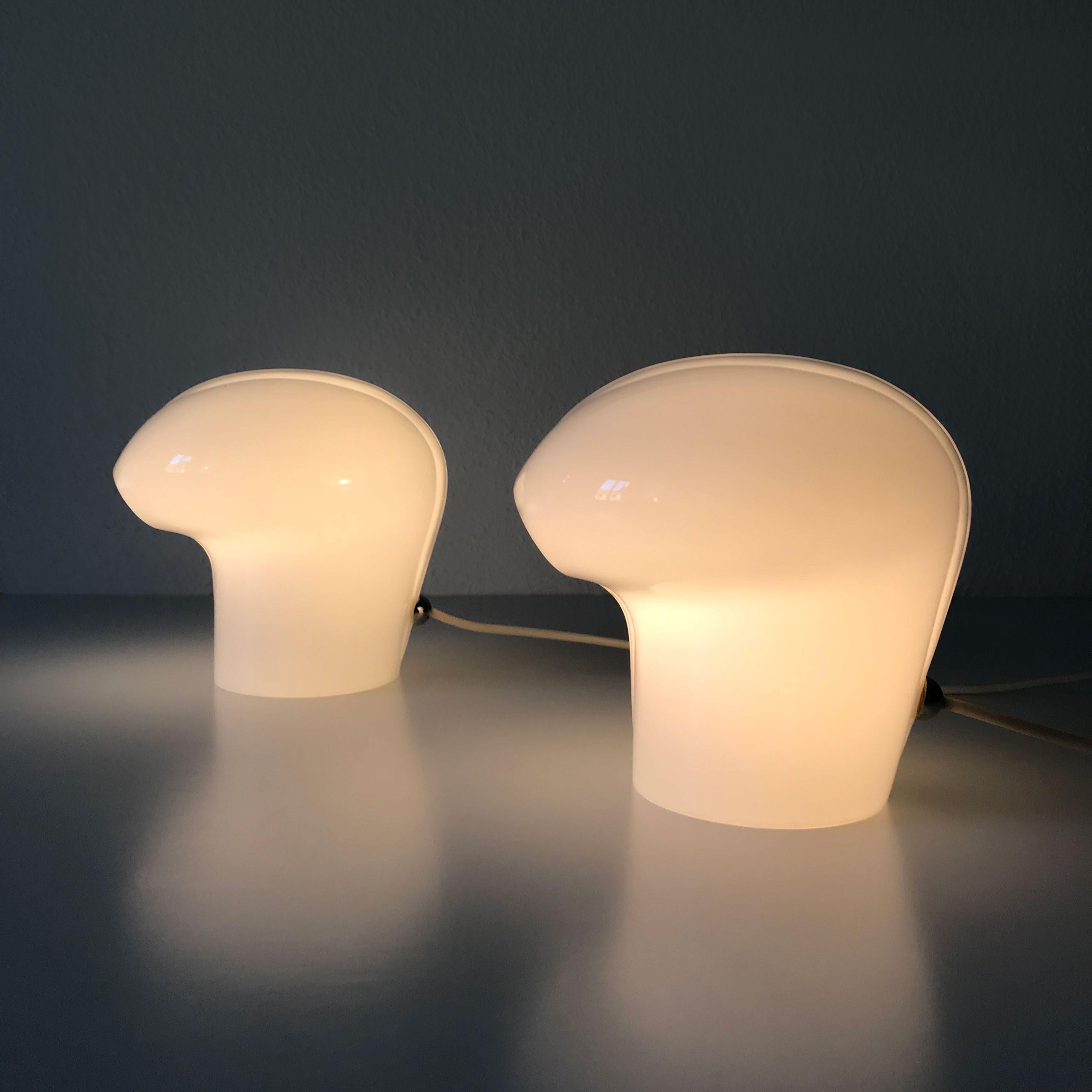 Ensemble de deux lampes de bureau exceptionnelles de Gino Vistosi pour Vistosi, Murano, 1970 en vente 13