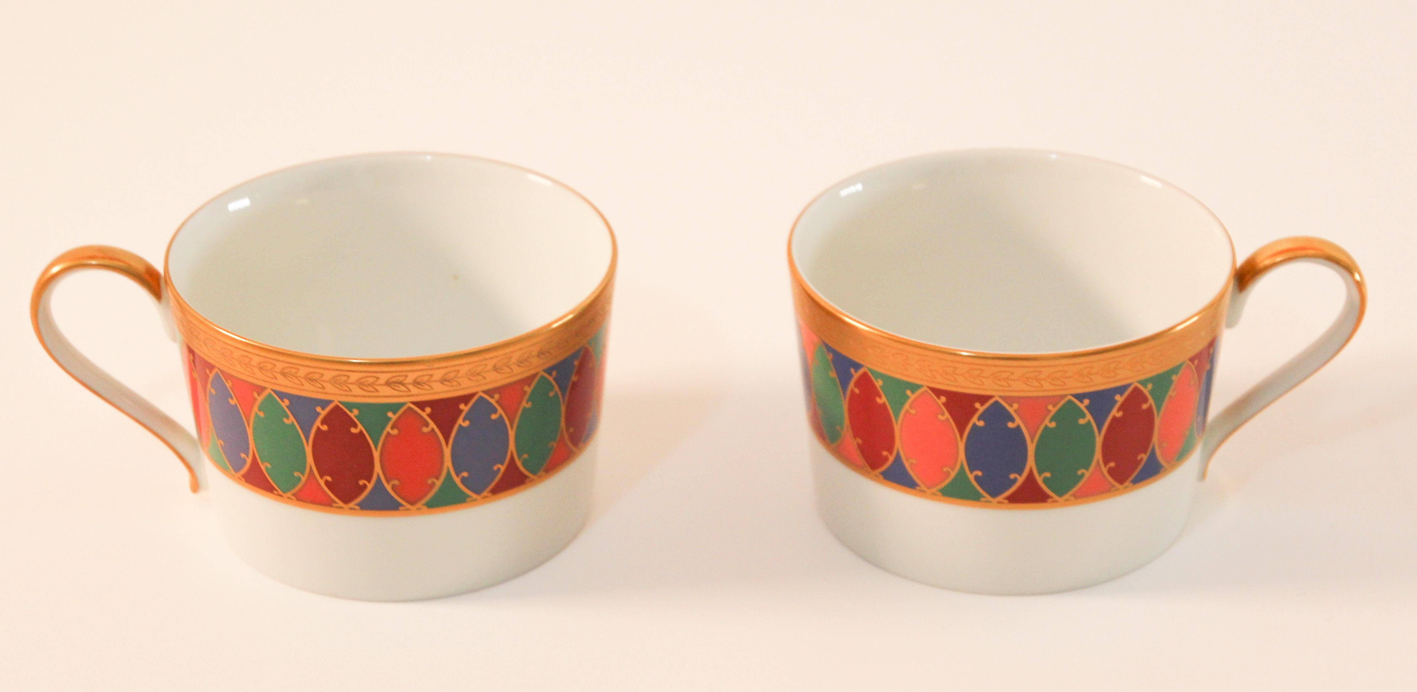 Set of Two Faberge Porcelain Tea, Coffee Cups 2