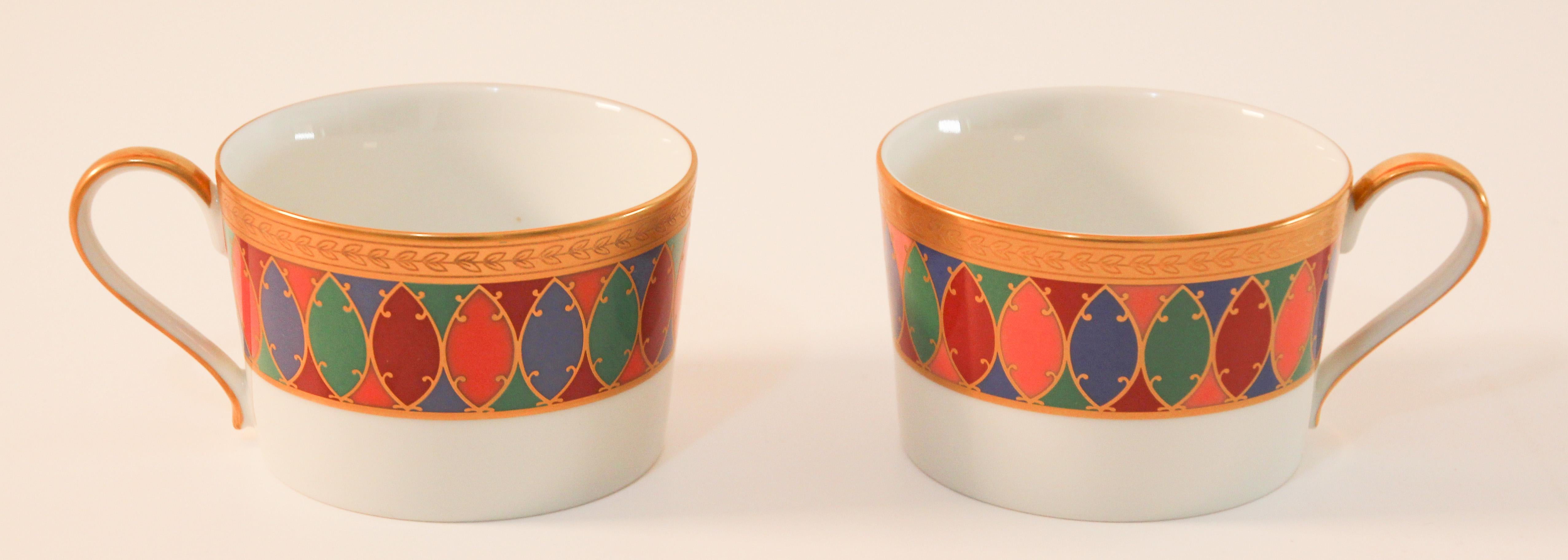 Set of Two Faberge Porcelain Tea, Coffee Cups 3