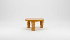 Set of Two Faceted Postmodern Low Tables in Hand-Lacquered Custom RAL Colors