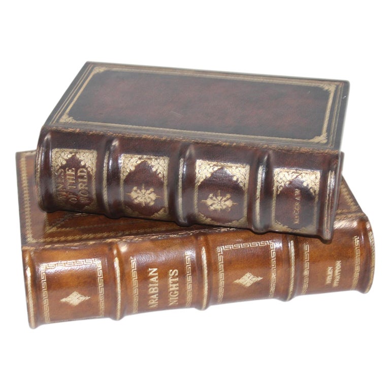 Set of Two Faux Book Boxes at 1stDibs