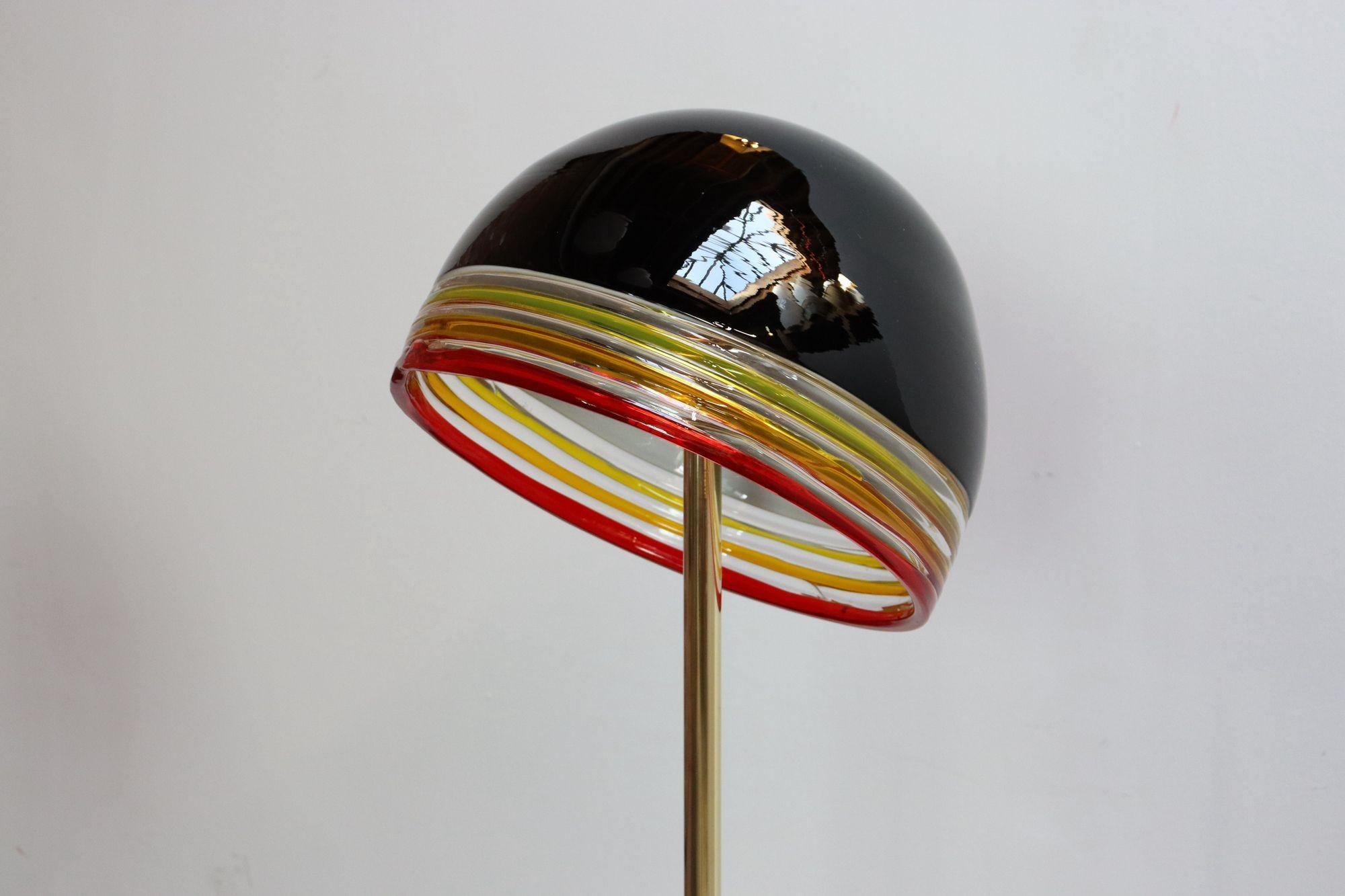 Ottone Set di due lampade da terra 