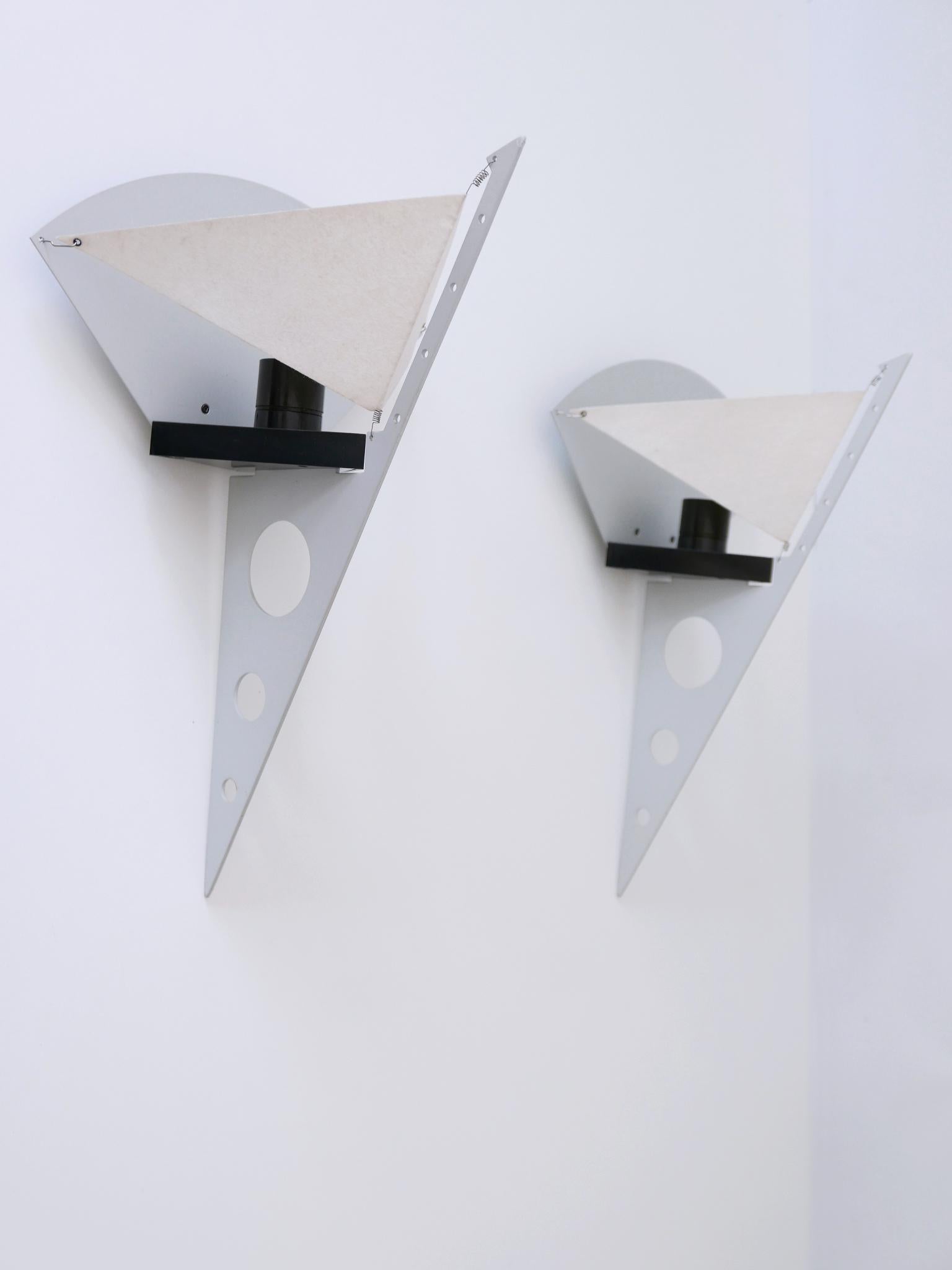 Set of Two 'Filicudara' Sconces by Steve Lombardi für Artemide Italy 1980s For Sale 6