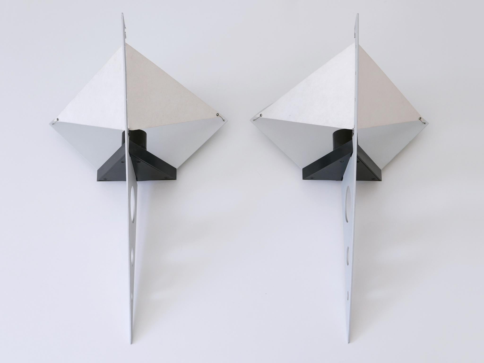 Set of Two 'Filicudara' Sconces by Steve Lombardi für Artemide Italy 1980s In Good Condition For Sale In Munich, DE