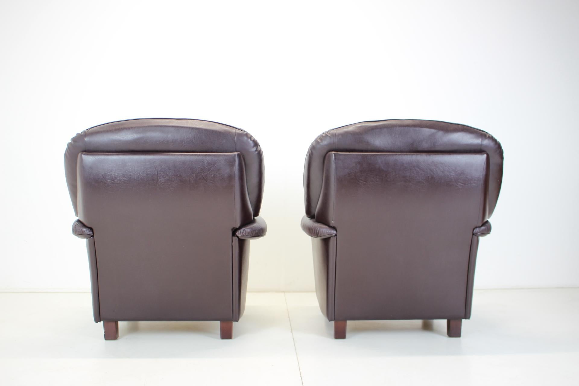 Set of Two Finland Armchairs, 1980s For Sale 1