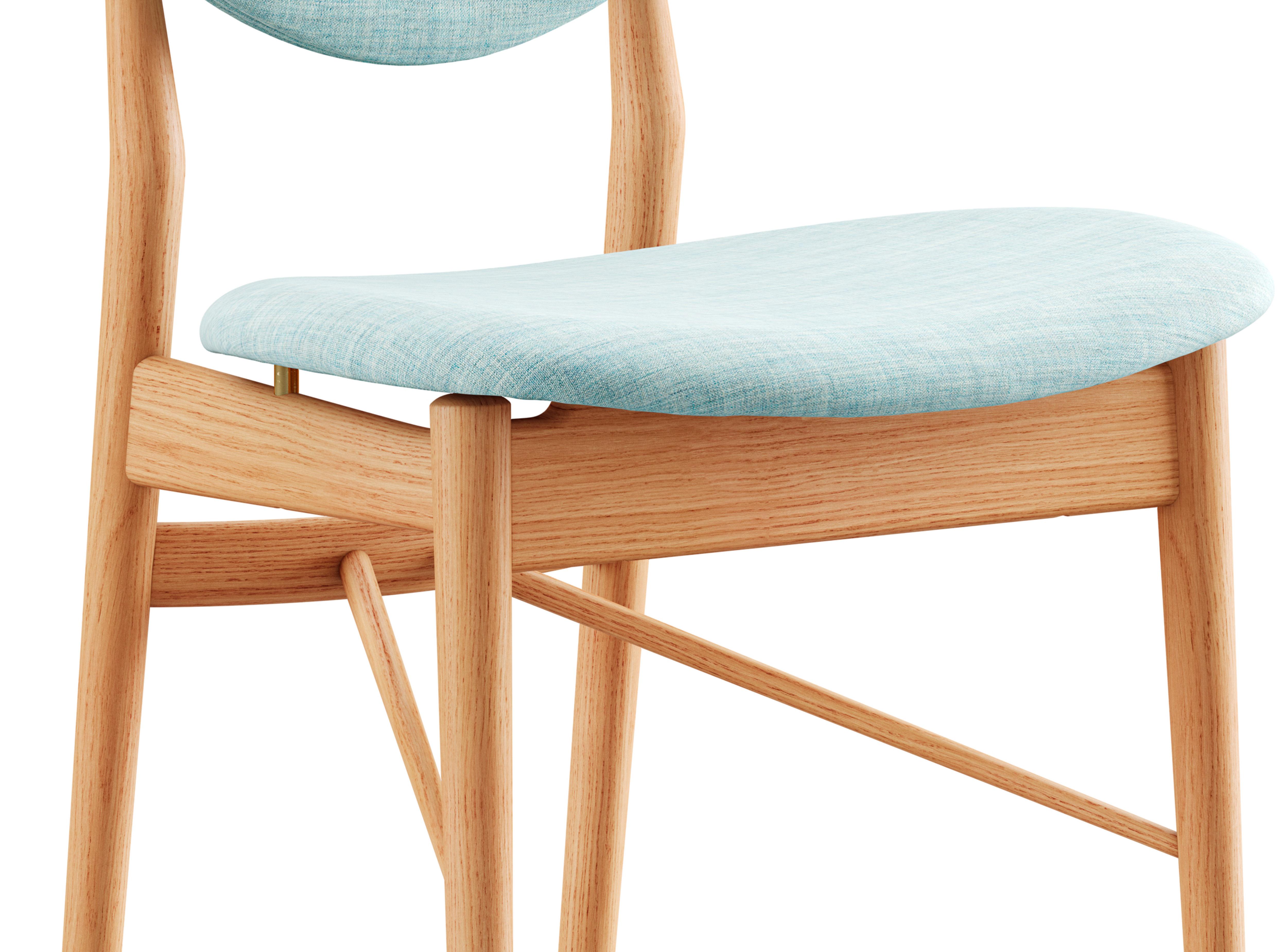Fabric Set of Two Finn Juhl 108 Chairs by House of Finn Juhl
