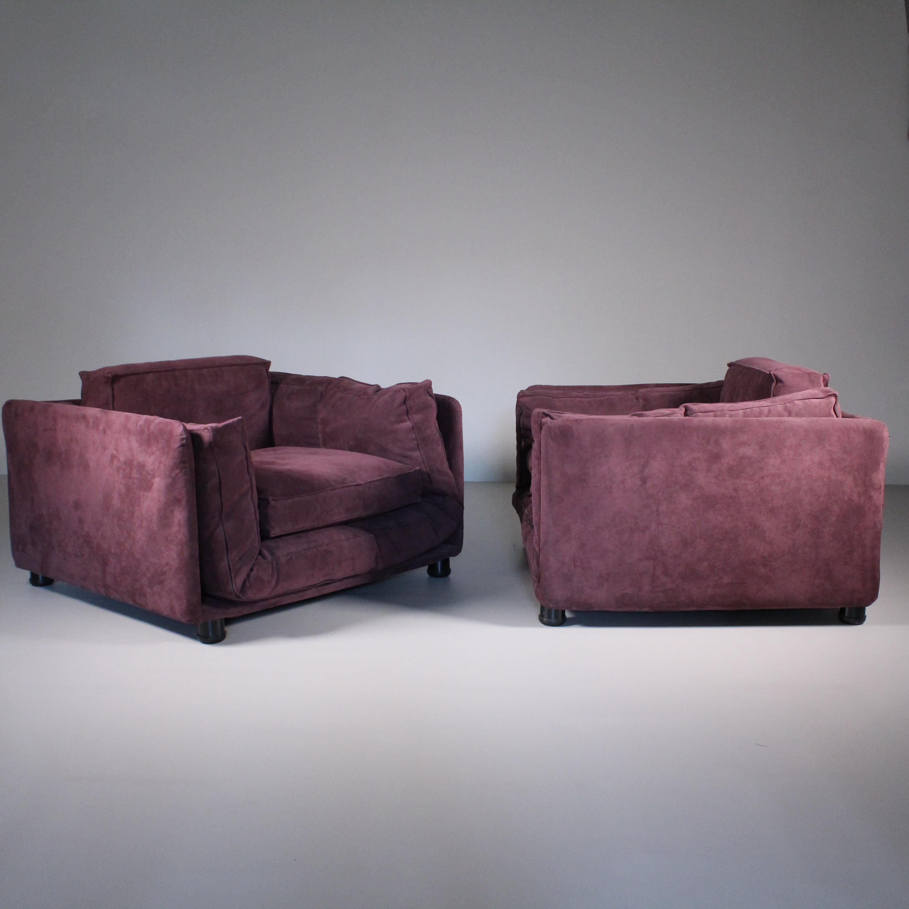 Set of two Flap armchair, De Pas, D'urbino, Lomazzo  For Sale 9