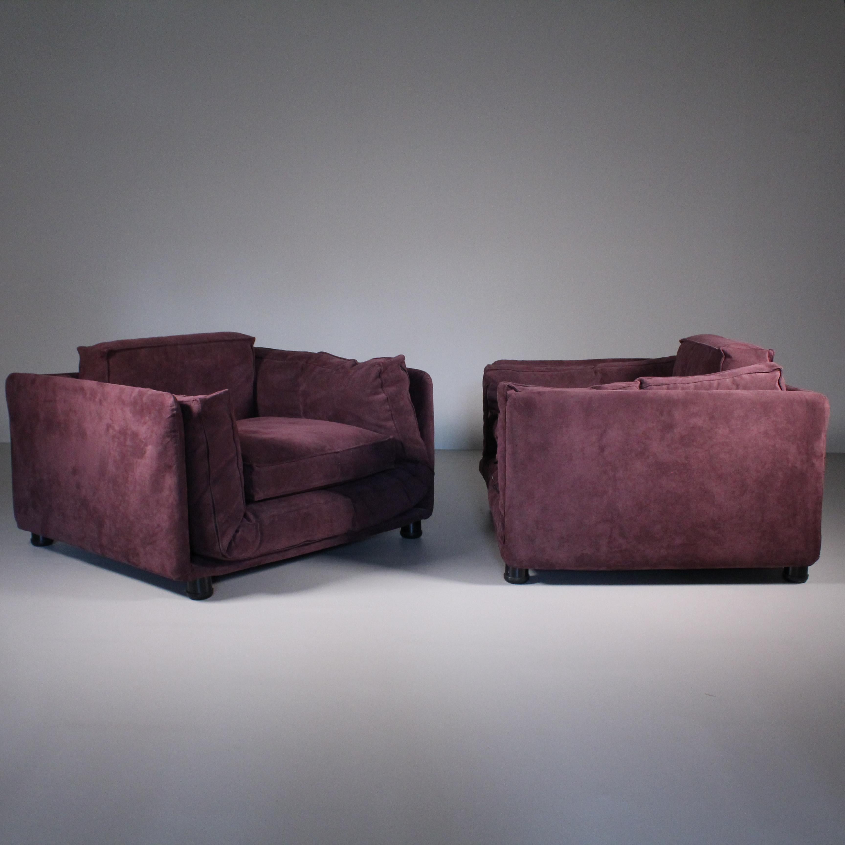 Set of two Flap armchair, De Pas, D'urbino, Lomazzo  For Sale 10
