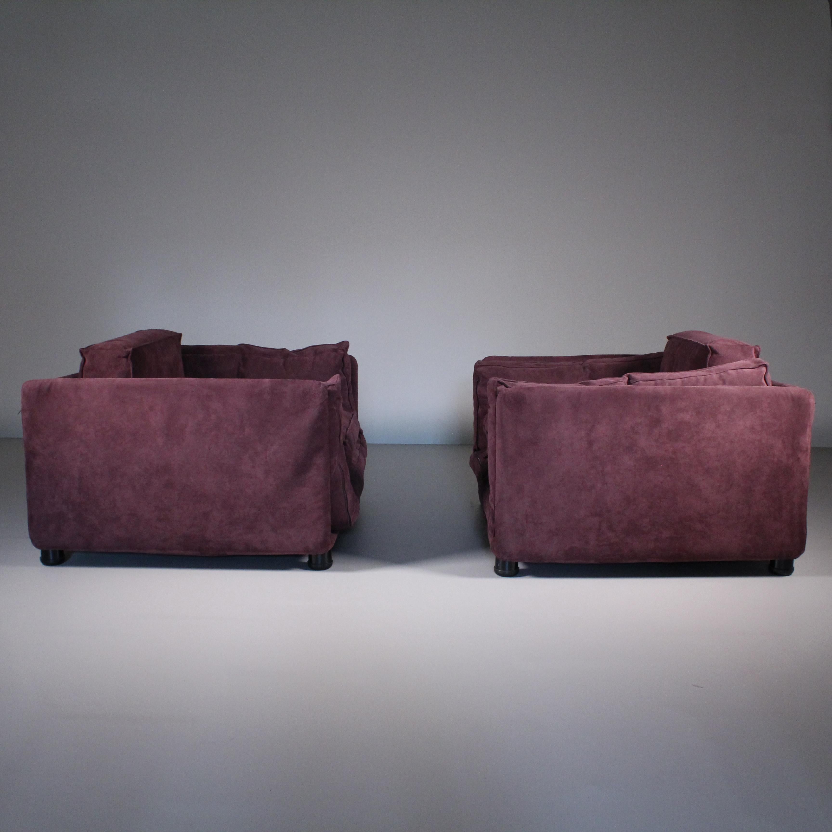 Set of two Flap armchair, De Pas, D'urbino, Lomazzo  For Sale 11