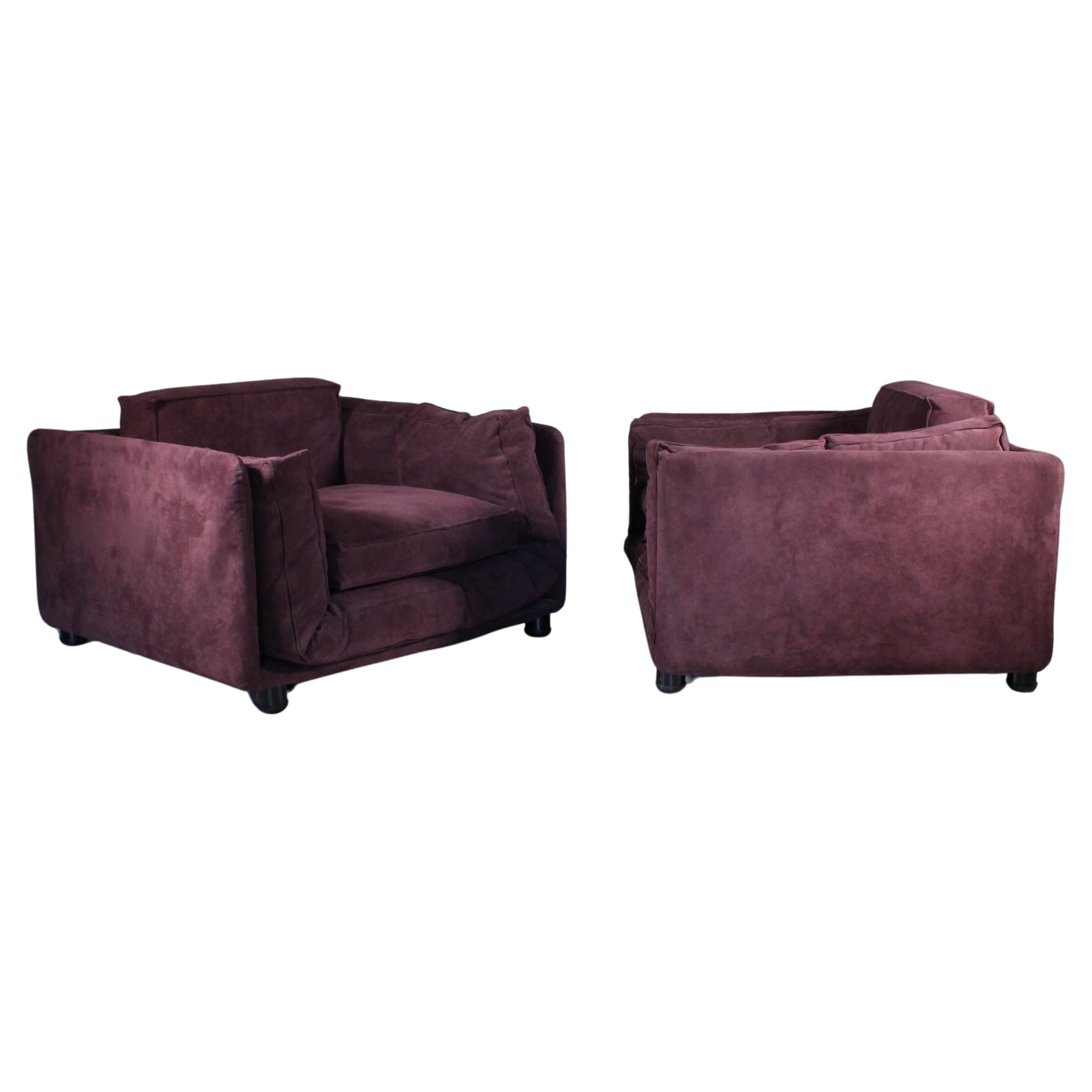 Set of two Flap armchair, De Pas, D'urbino, Lomazzo 