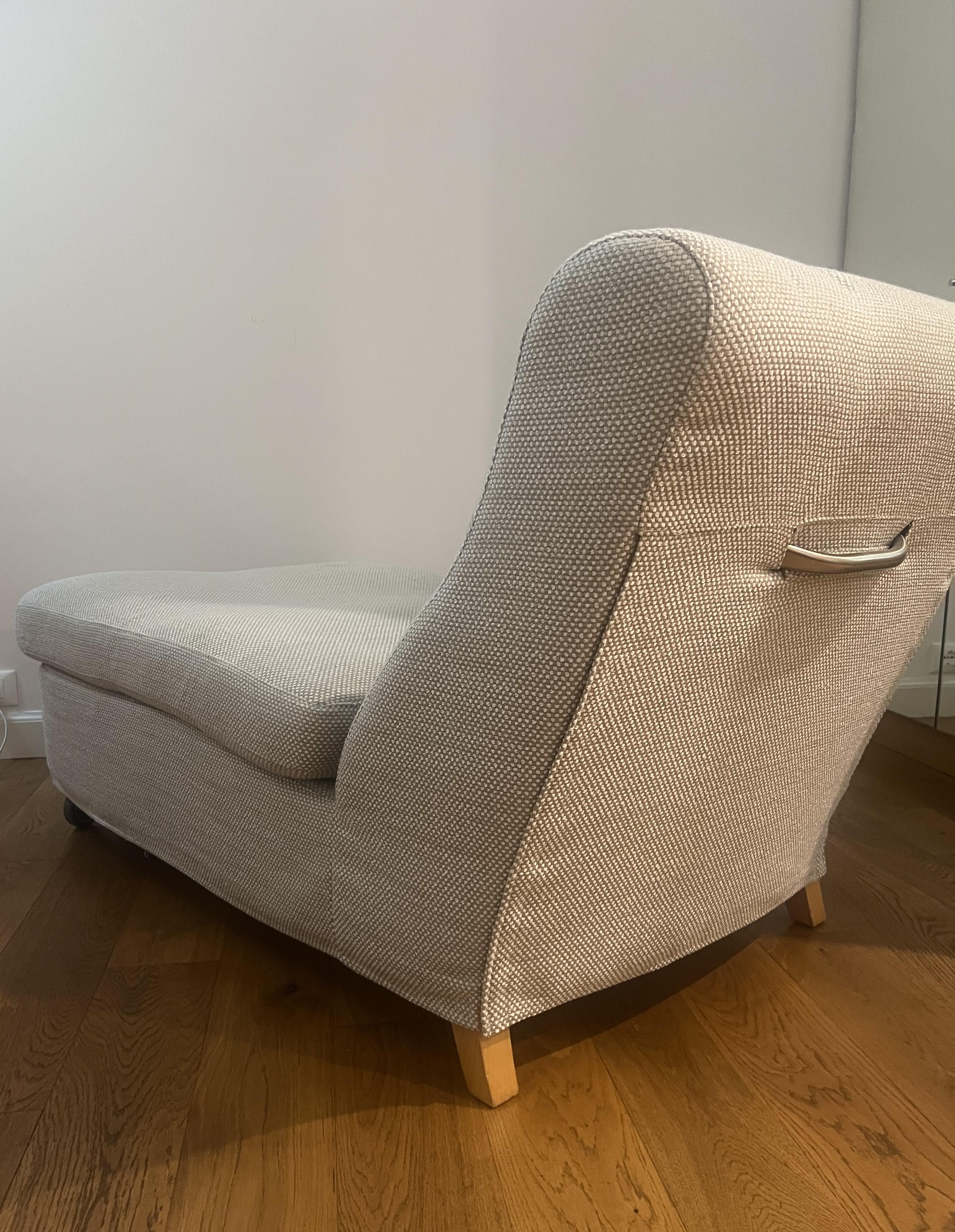 Conjunto de dos Chaise Longue/Dormeuse Flexform Fabricadas en Italia en la década de 2012 ca en venta 3