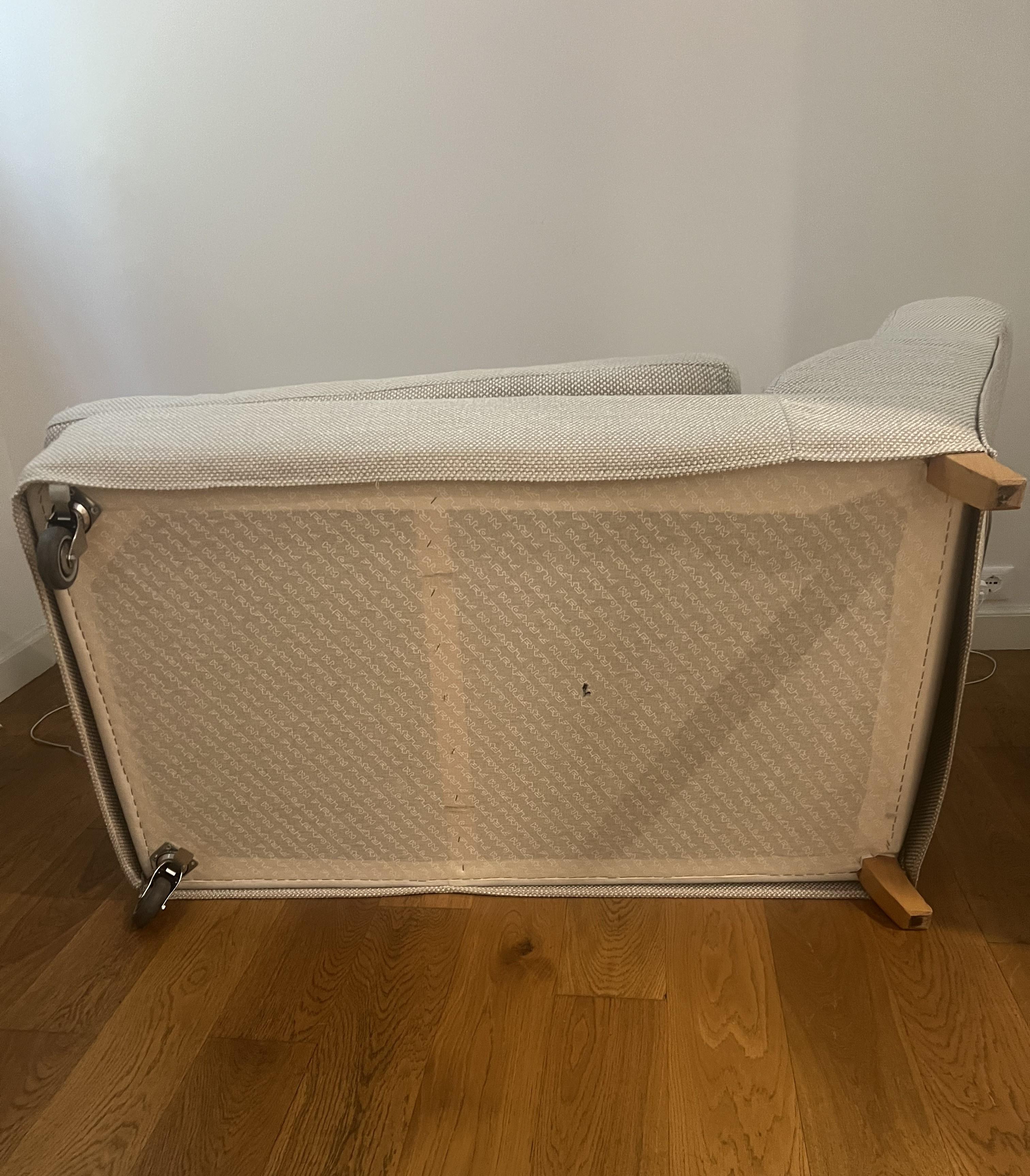 Conjunto de dos Chaise Longue/Dormeuse Flexform Fabricadas en Italia en la década de 2012 ca en venta 4