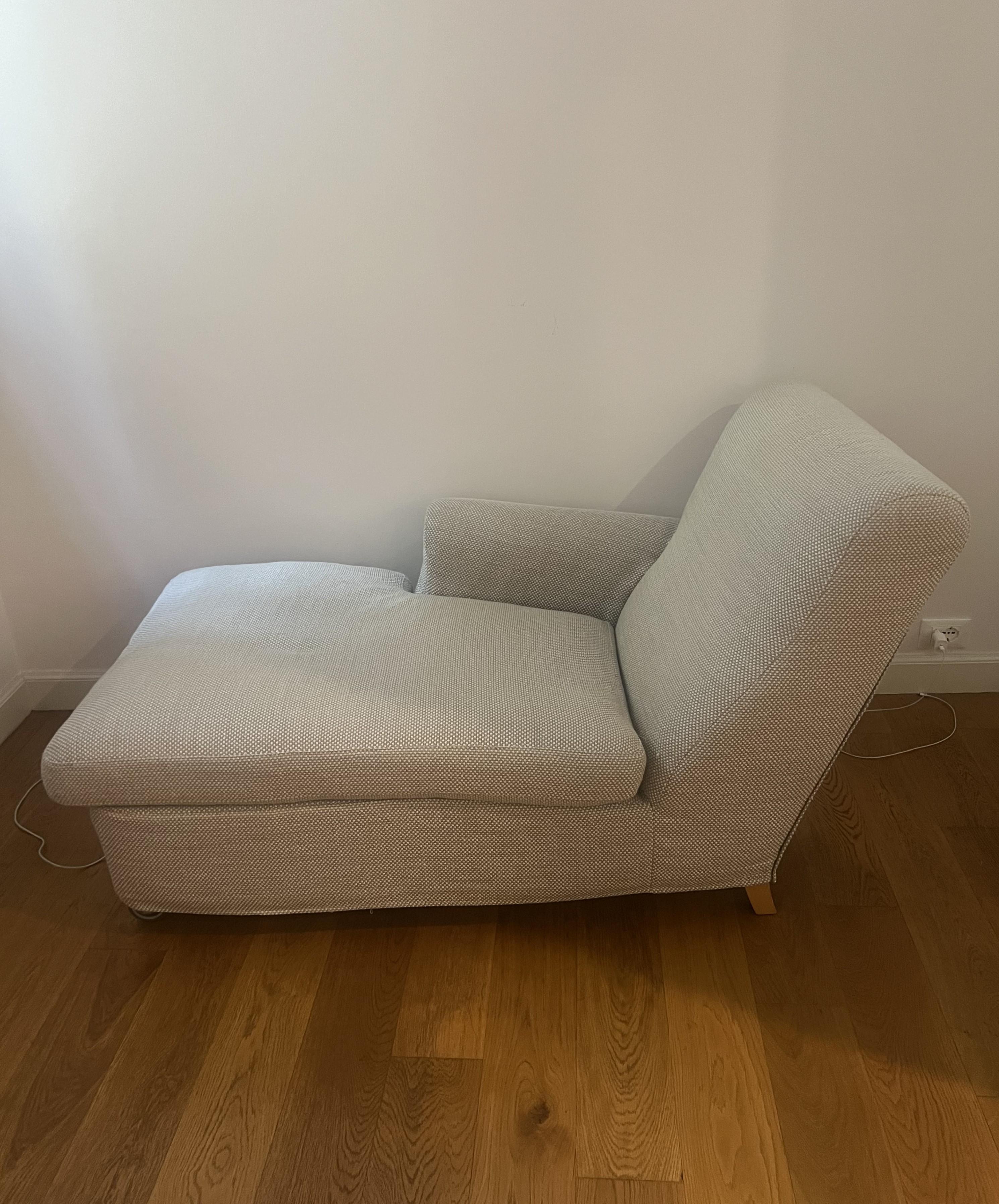 Conjunto de dos Chaise Longue/Dormeuse Flexform Fabricadas en Italia en la década de 2012 ca en Bastante bueno estado para la venta en Palermo, IT