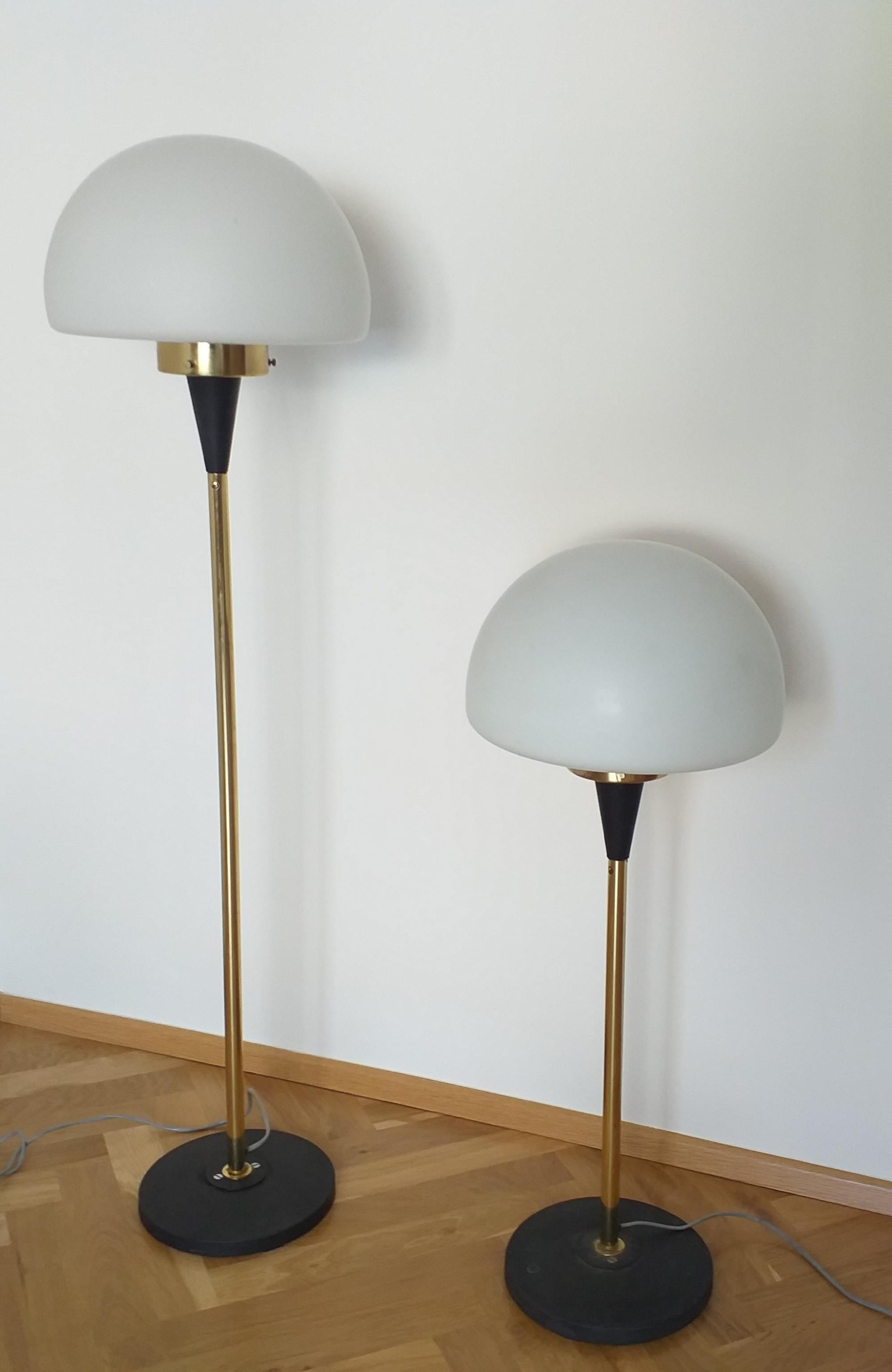 Set of Two Floor Lamps Lidokov Designed by Josef Hurka, 1970s For Sale 3
