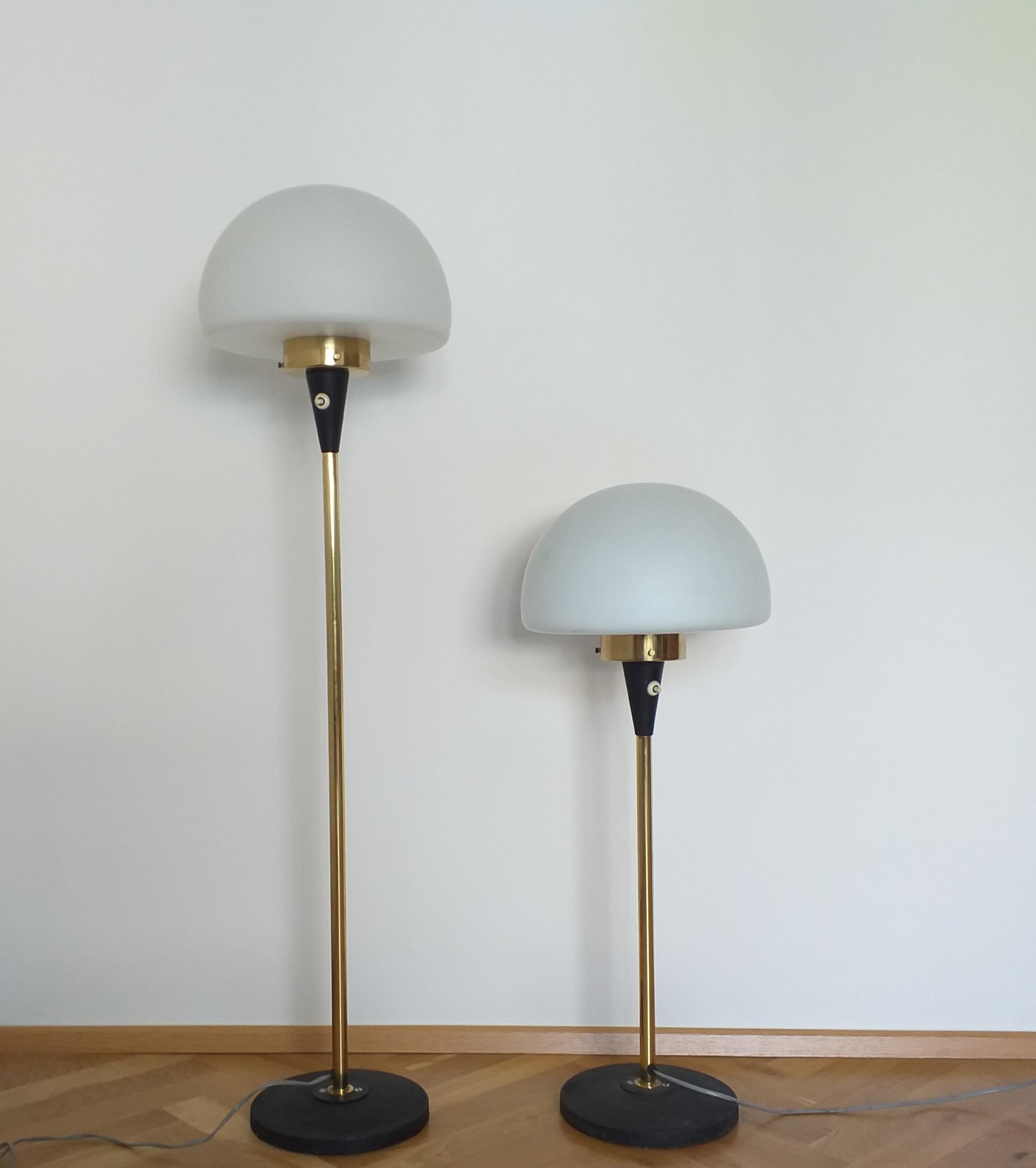 Set of Two Floor Lamps Lidokov Designed by Josef Hurka, 1970s For Sale 6