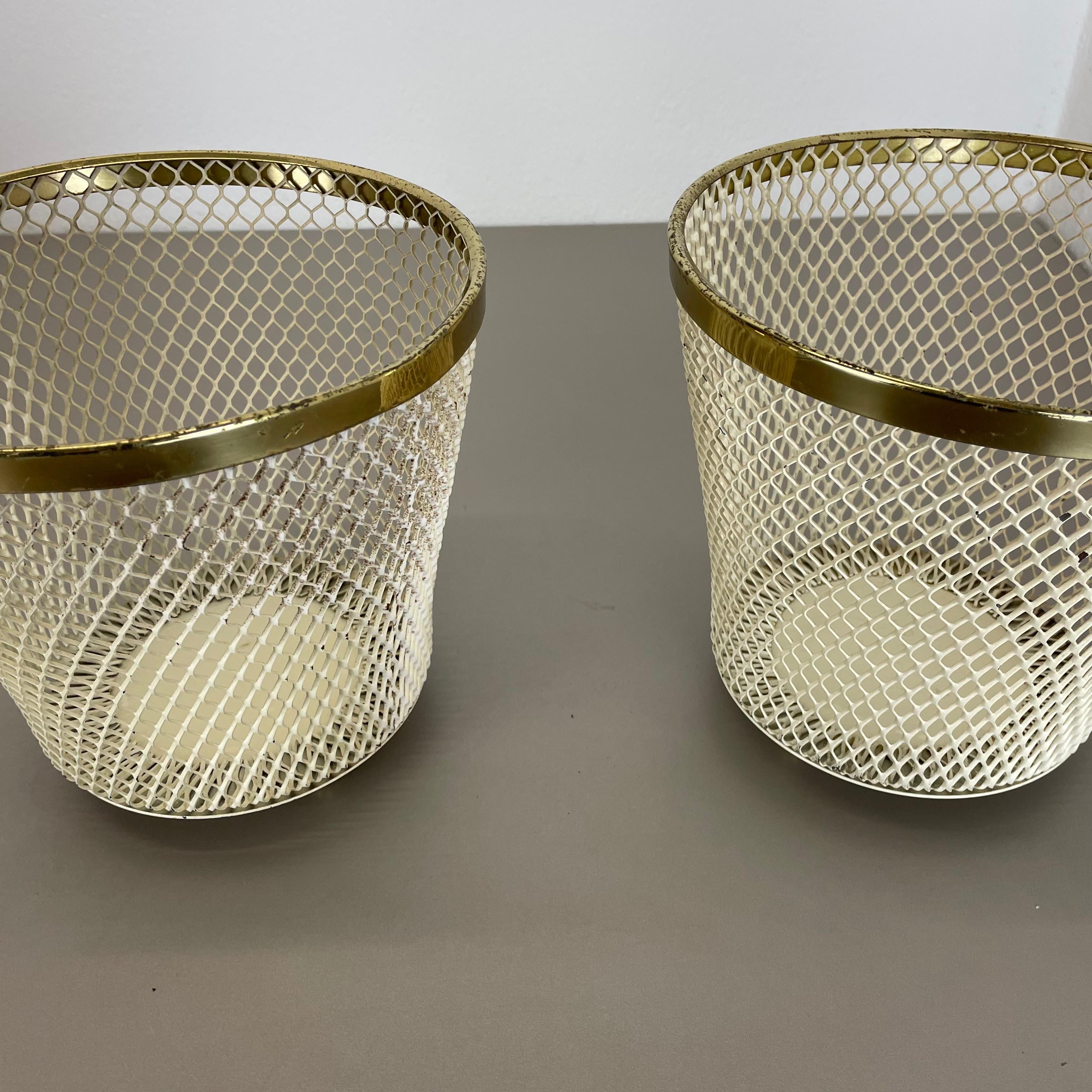 Set of Two Flower Pot Plant Stands Vases by Mathieu Mategot Attr., France, 1950 For Sale 12