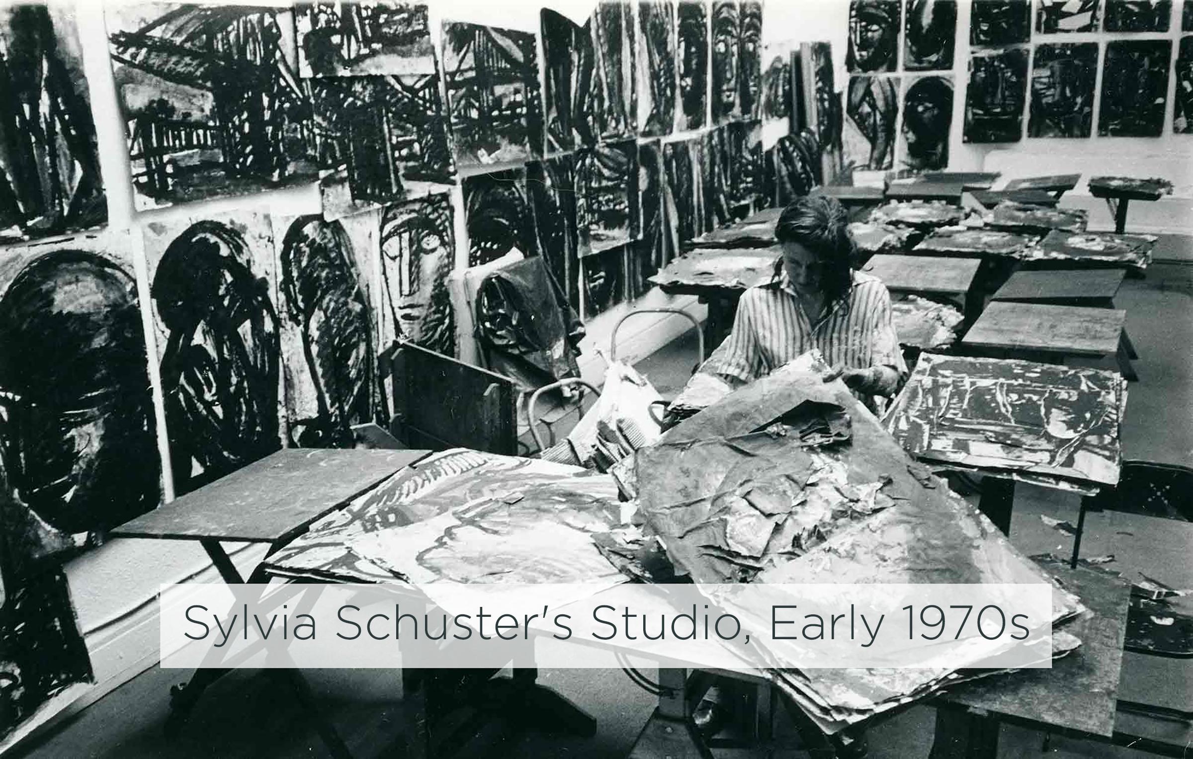 Set of Two Framed Sylvia Schuster Portraits 7