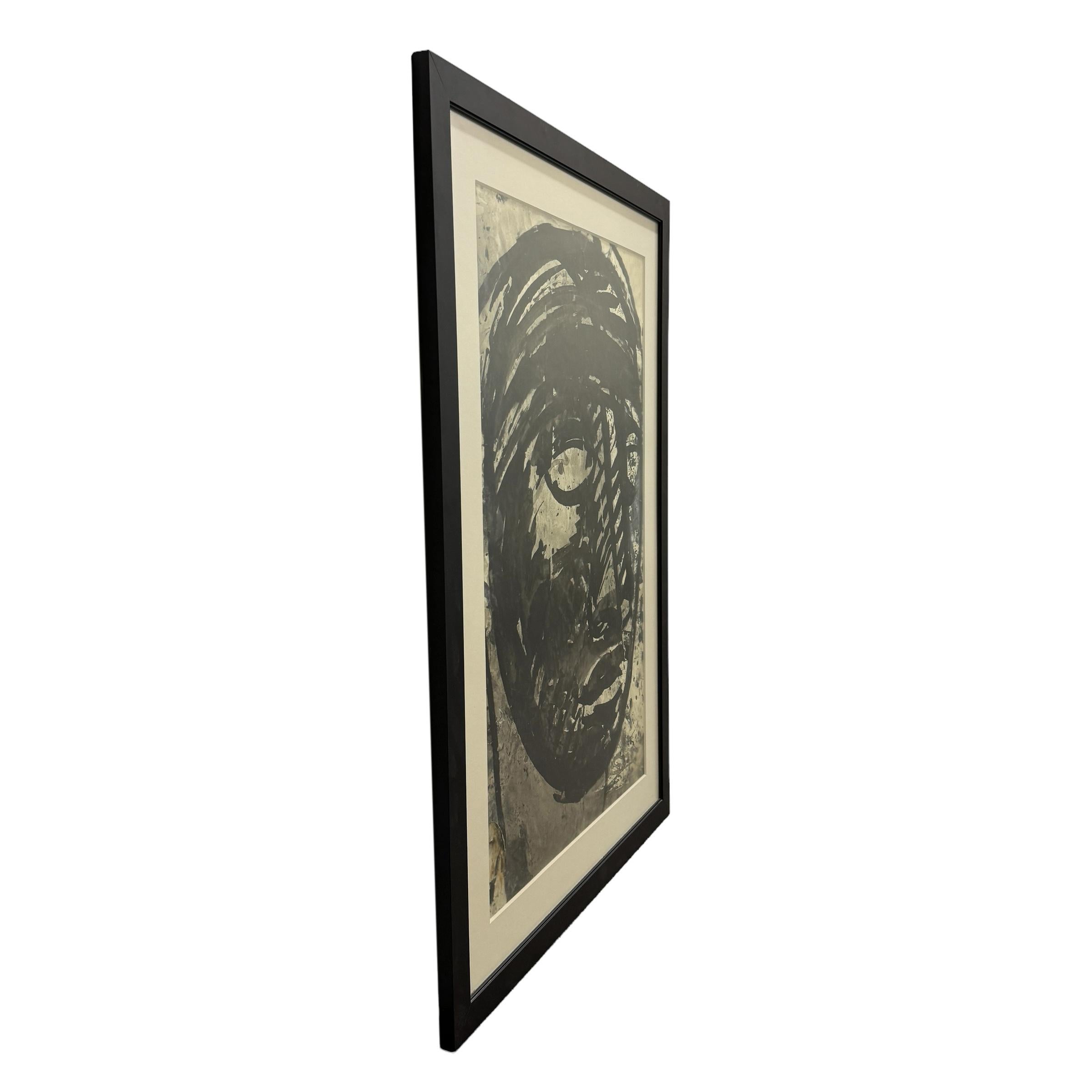 Modern Set of Two Framed Sylvia Schuster Portraits