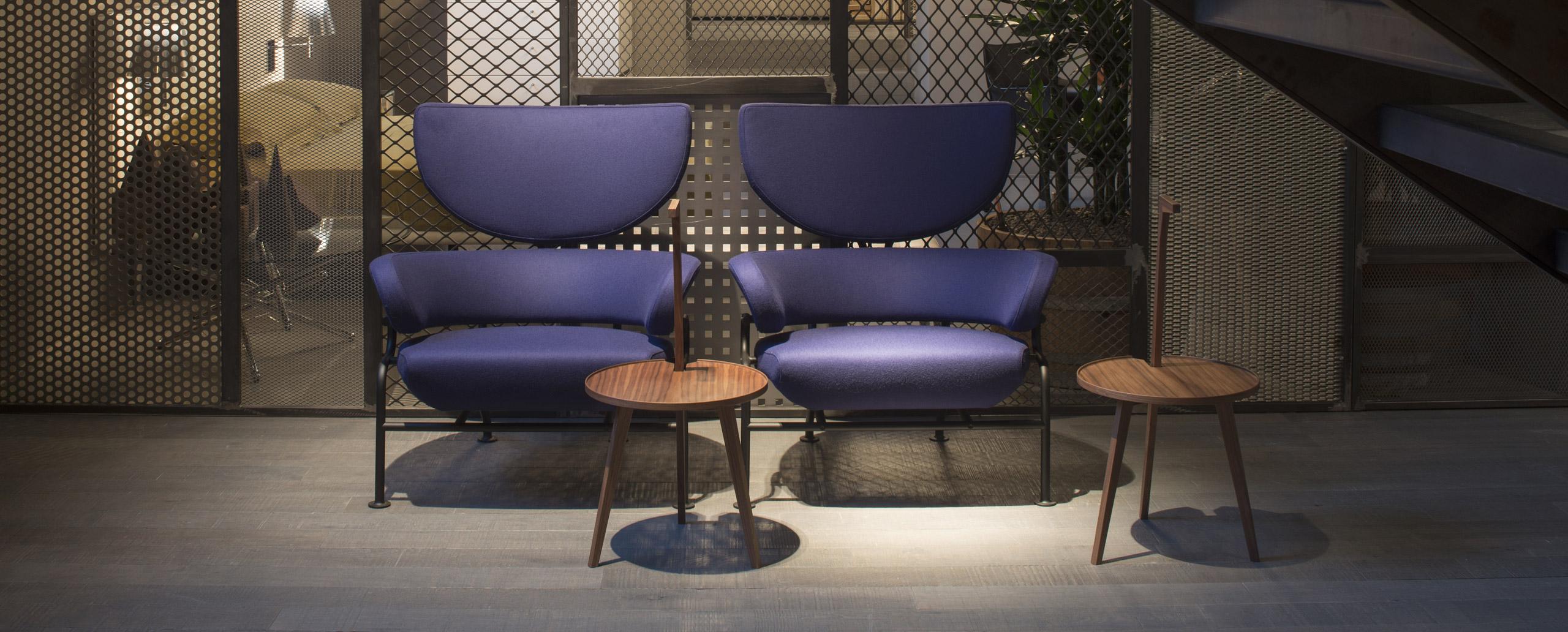 Set of Two Franco Albini Tre Pezzi Armchairs by Cassina 1