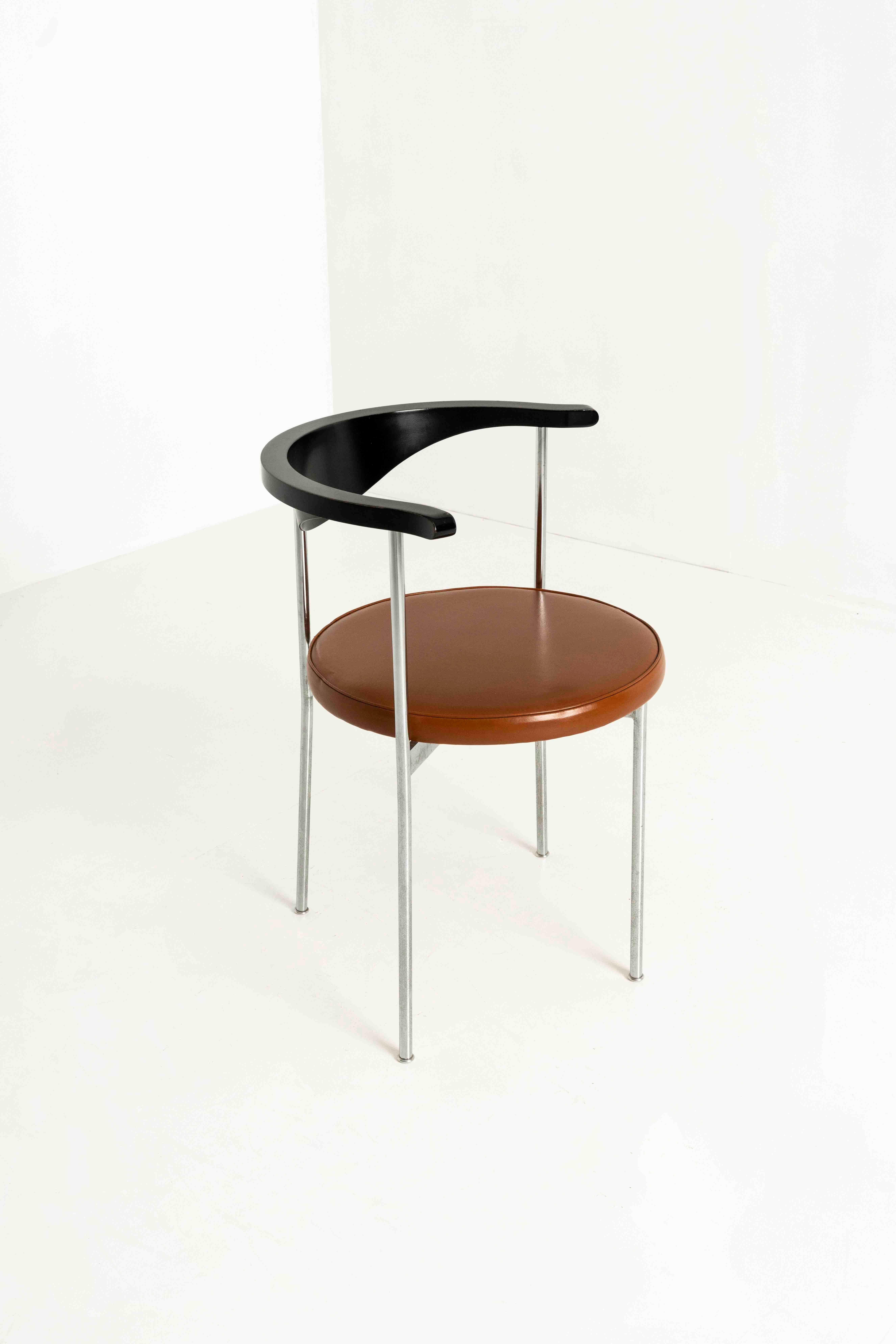 Set of Two Frederick Sieck Chairs for Fritz Hansen, Denmark 1960s 2