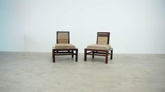 Set aus zwei französischen Loungesesseln