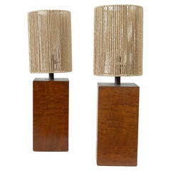 Set of two French table lamps