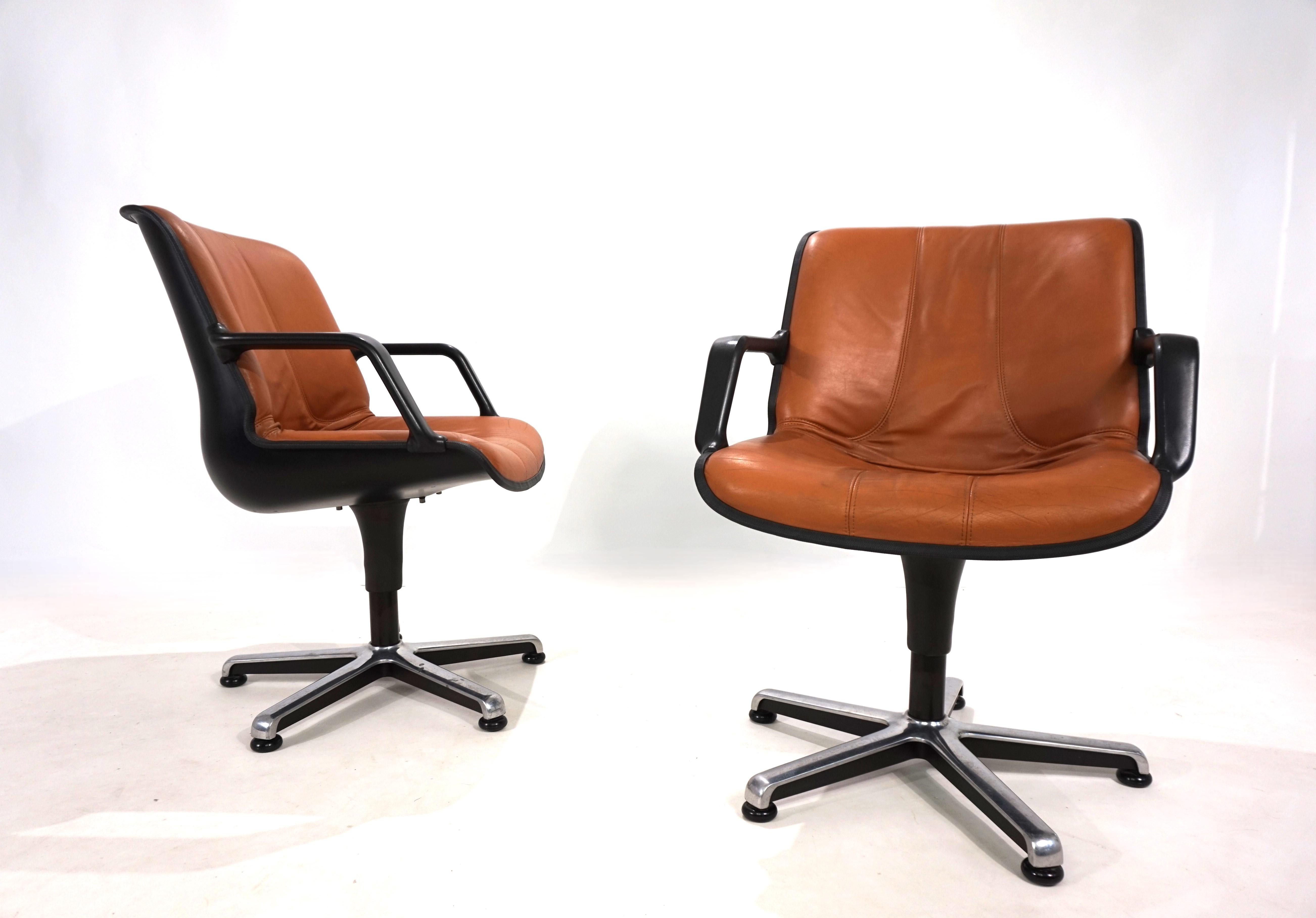 Set di due sedie da ufficio Fröscher di Burkhard Vogtherr, 1970 in vendita 6