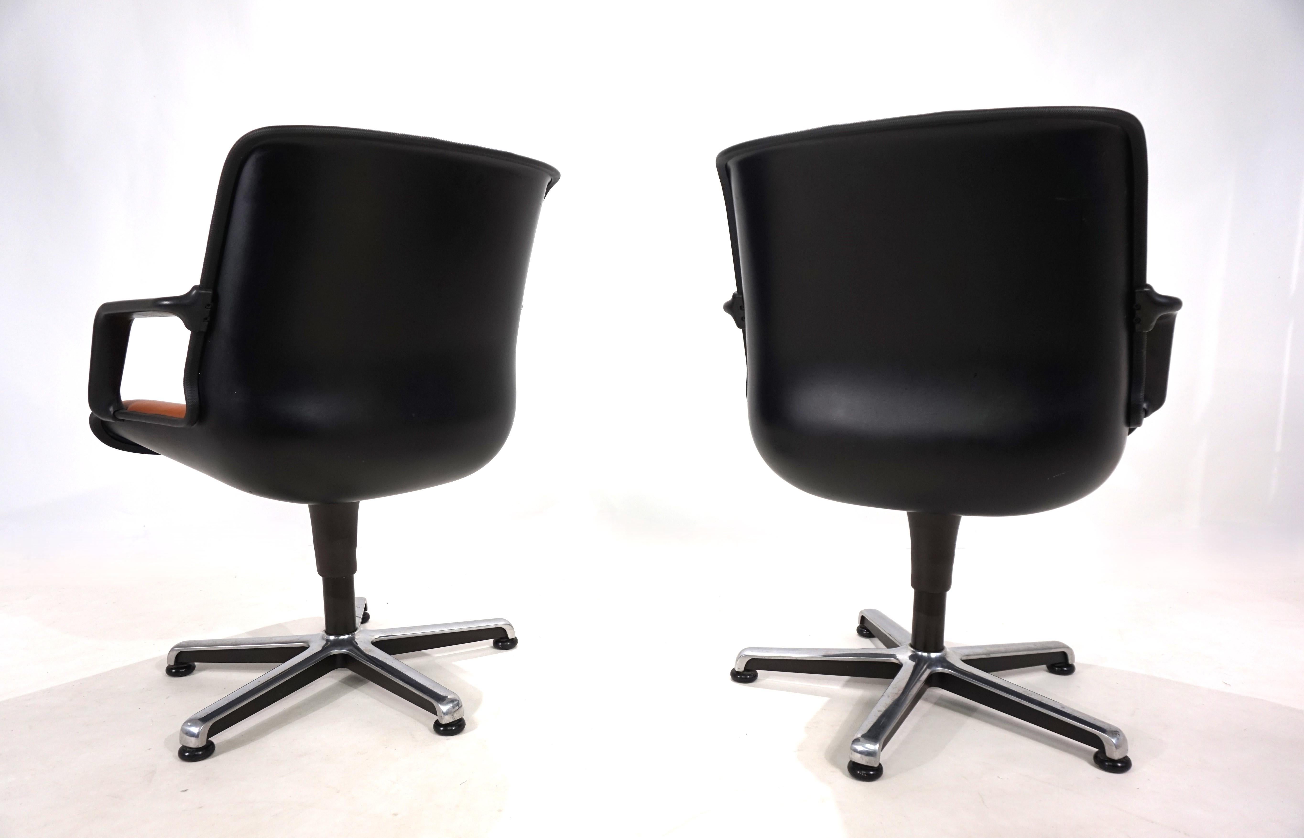 Mid-Century moderno Set di due sedie da ufficio Fröscher di Burkhard Vogtherr, 1970 in vendita