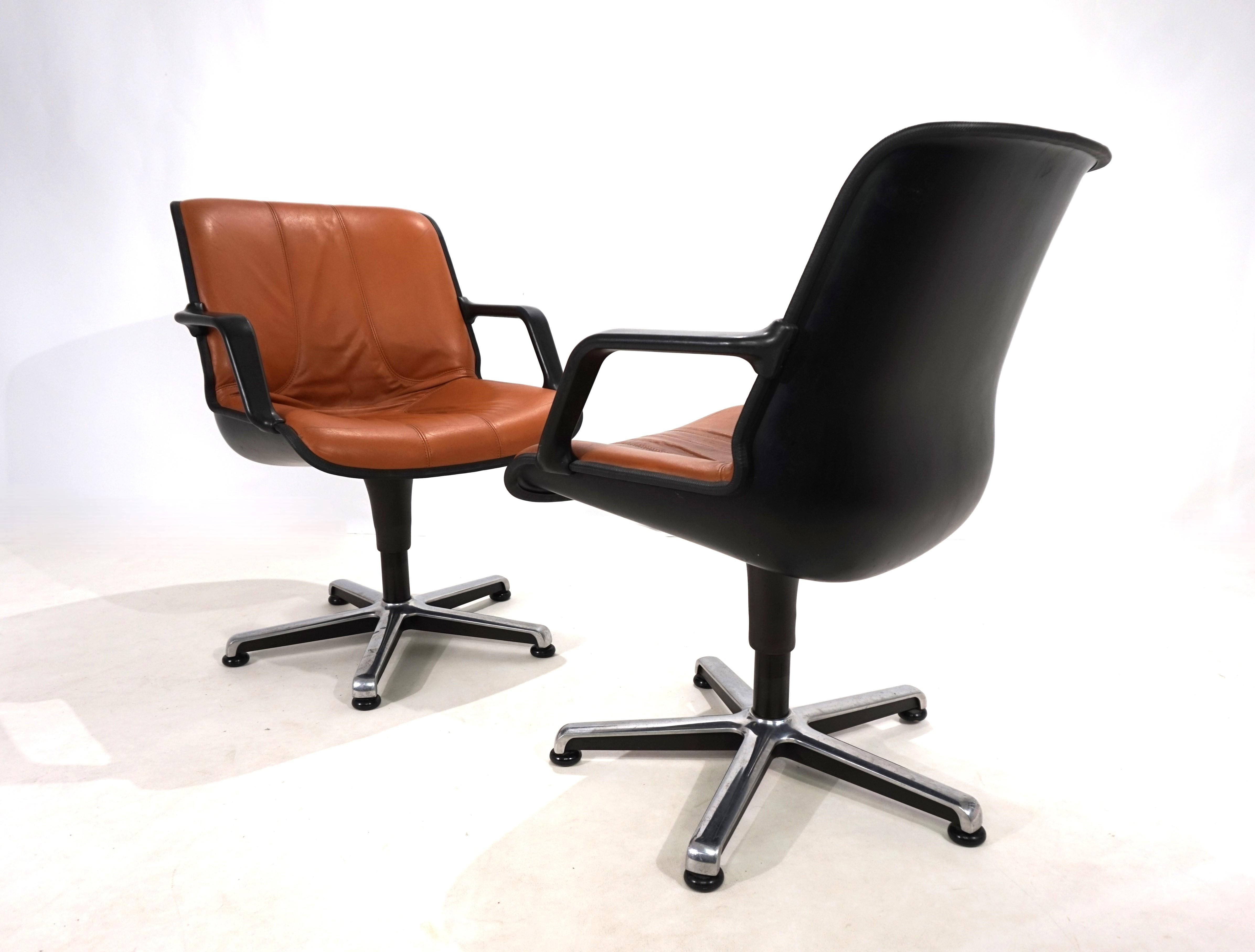 Tedesco Set di due sedie da ufficio Fröscher di Burkhard Vogtherr, 1970 in vendita