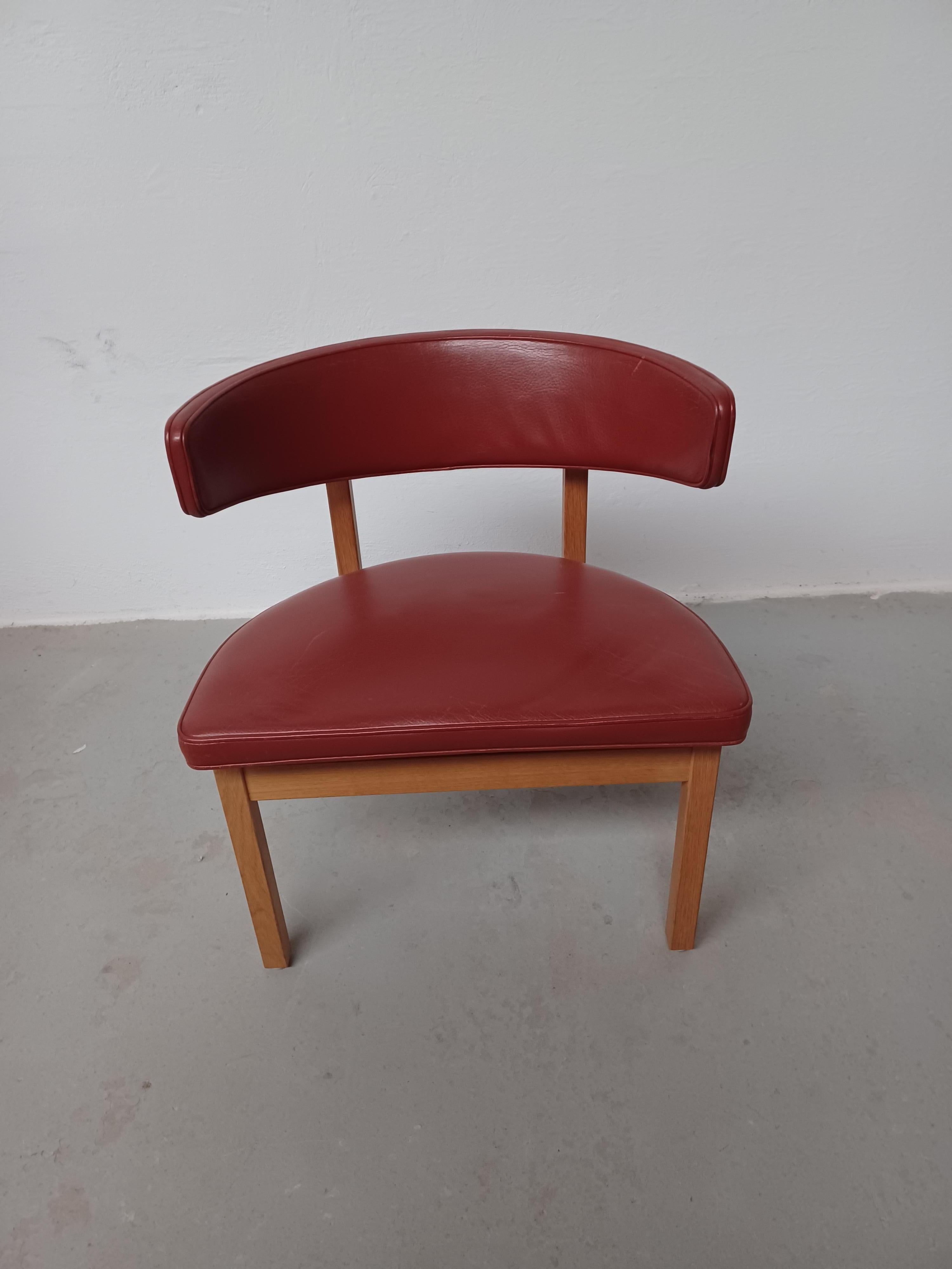 Mid-20th Century Set of Two Fully Restored Danish Borge Mogensen Customizable Armchairs in Oak For Sale
