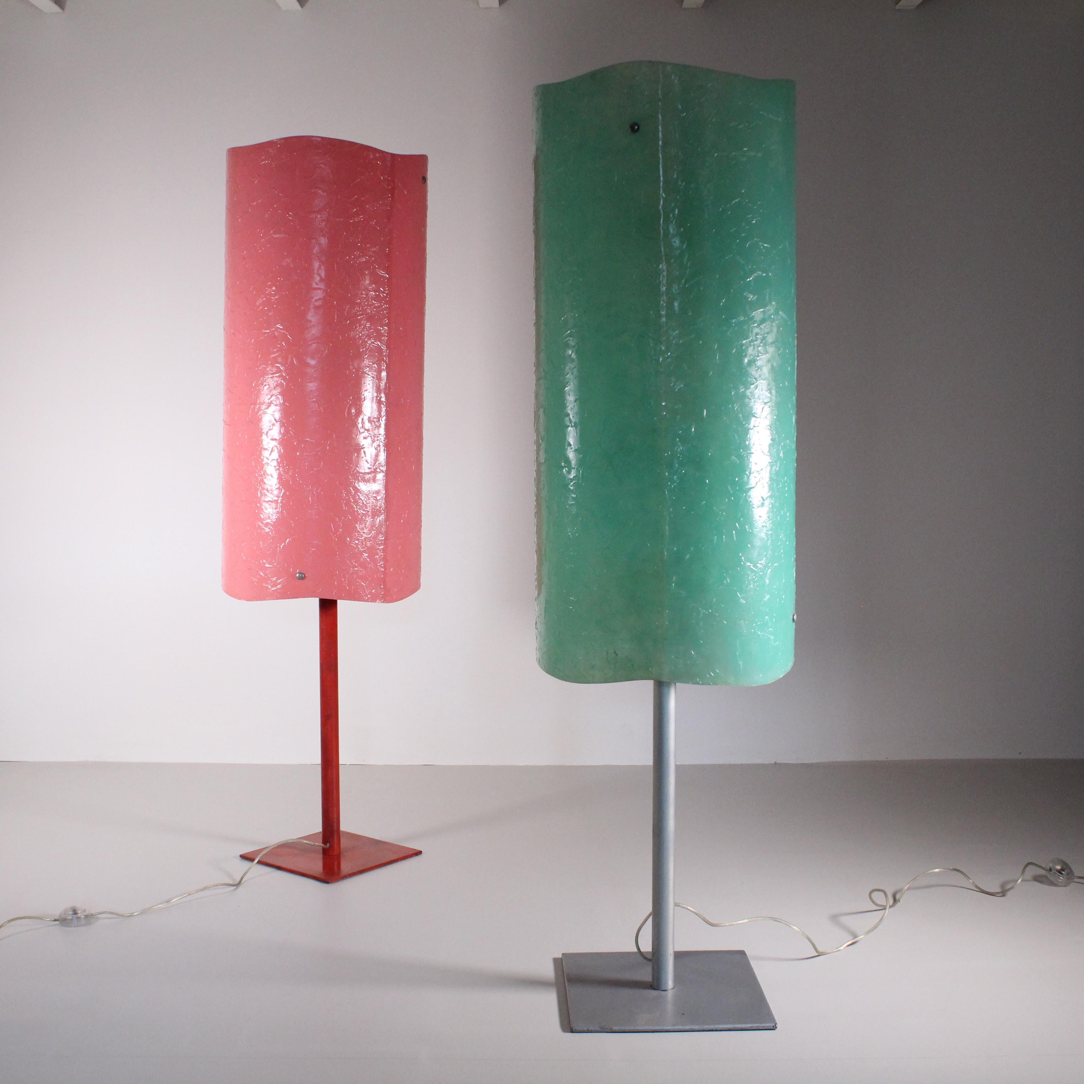 Set of two Gaetano Pesce inspired floor lamp For Sale 3