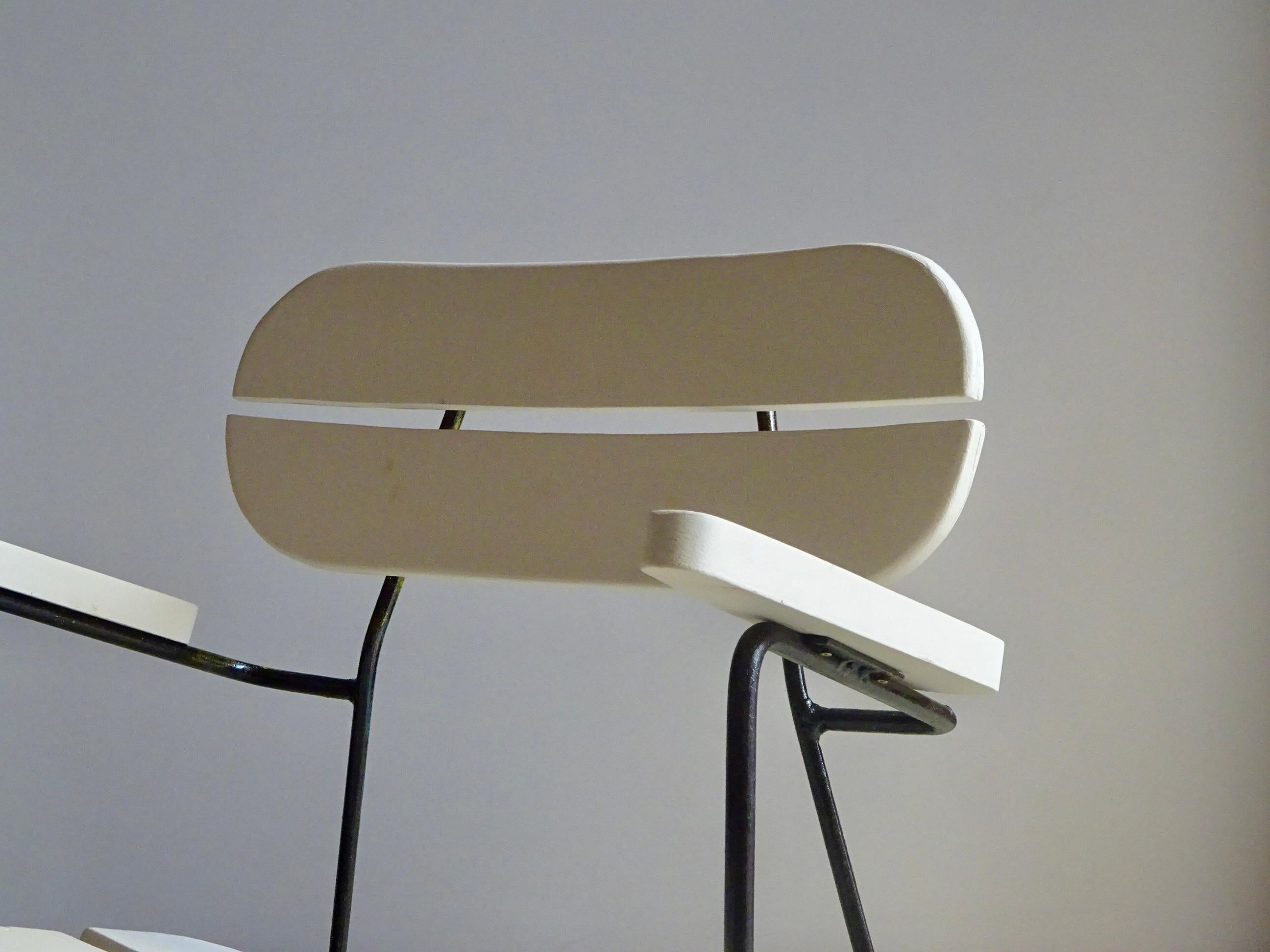 Conjunto de dos sillones de jardín, de Carlo Hauner y Martin Eisler. Brasil, años 50. en Bueno estado para la venta en Barcelona, ES